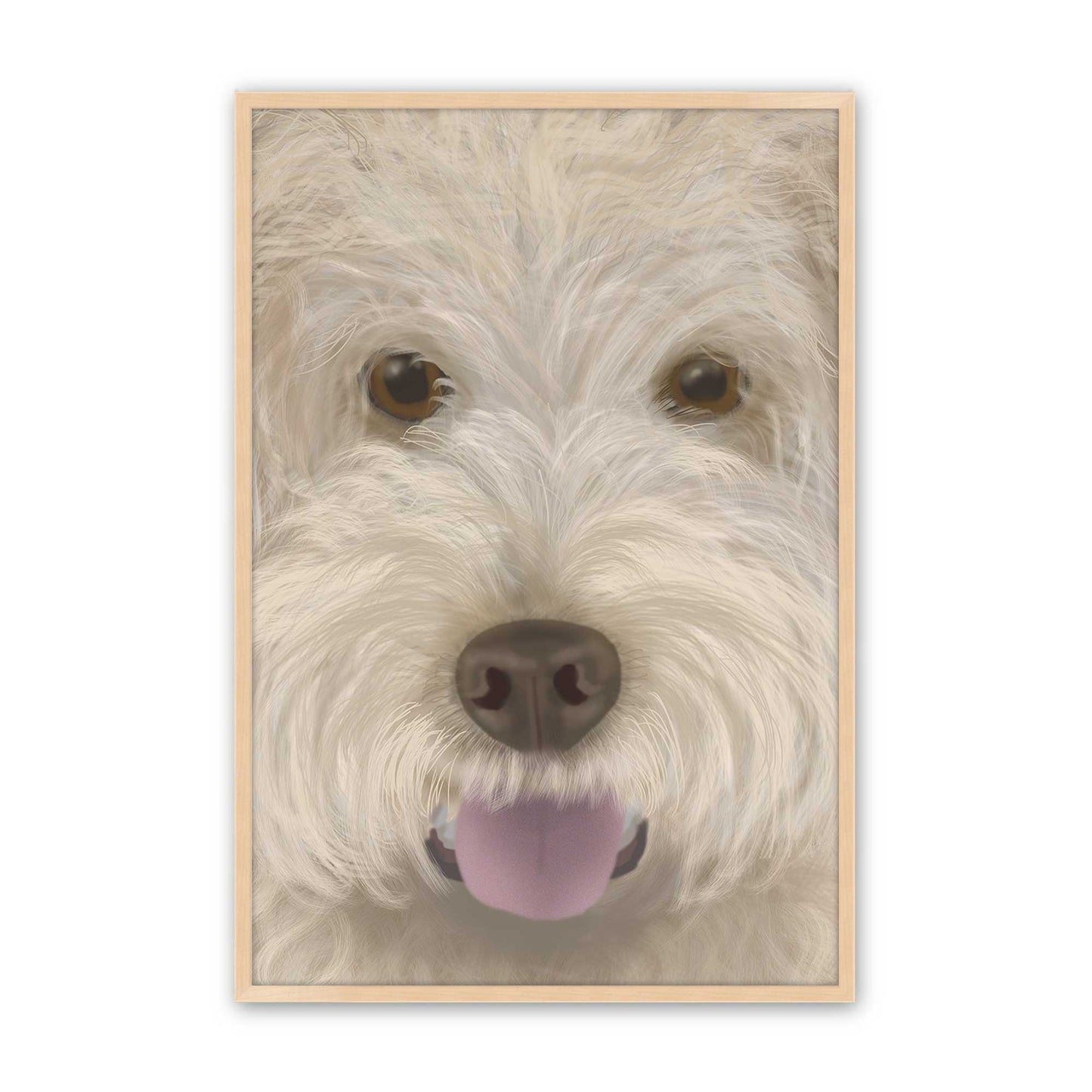 [Color:Raw Maple], Picture of art in a Raw Maple frame