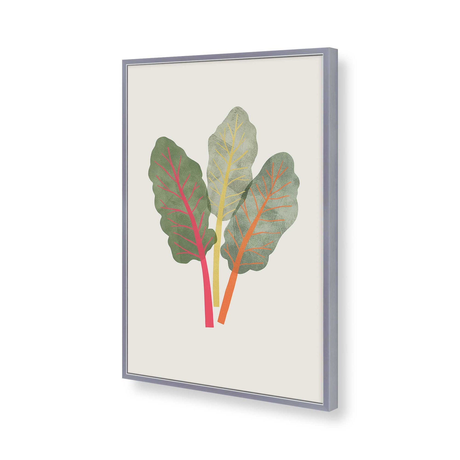 [Color:Polished Chrome], Picture of art in a Polished Chrome frame of the corner