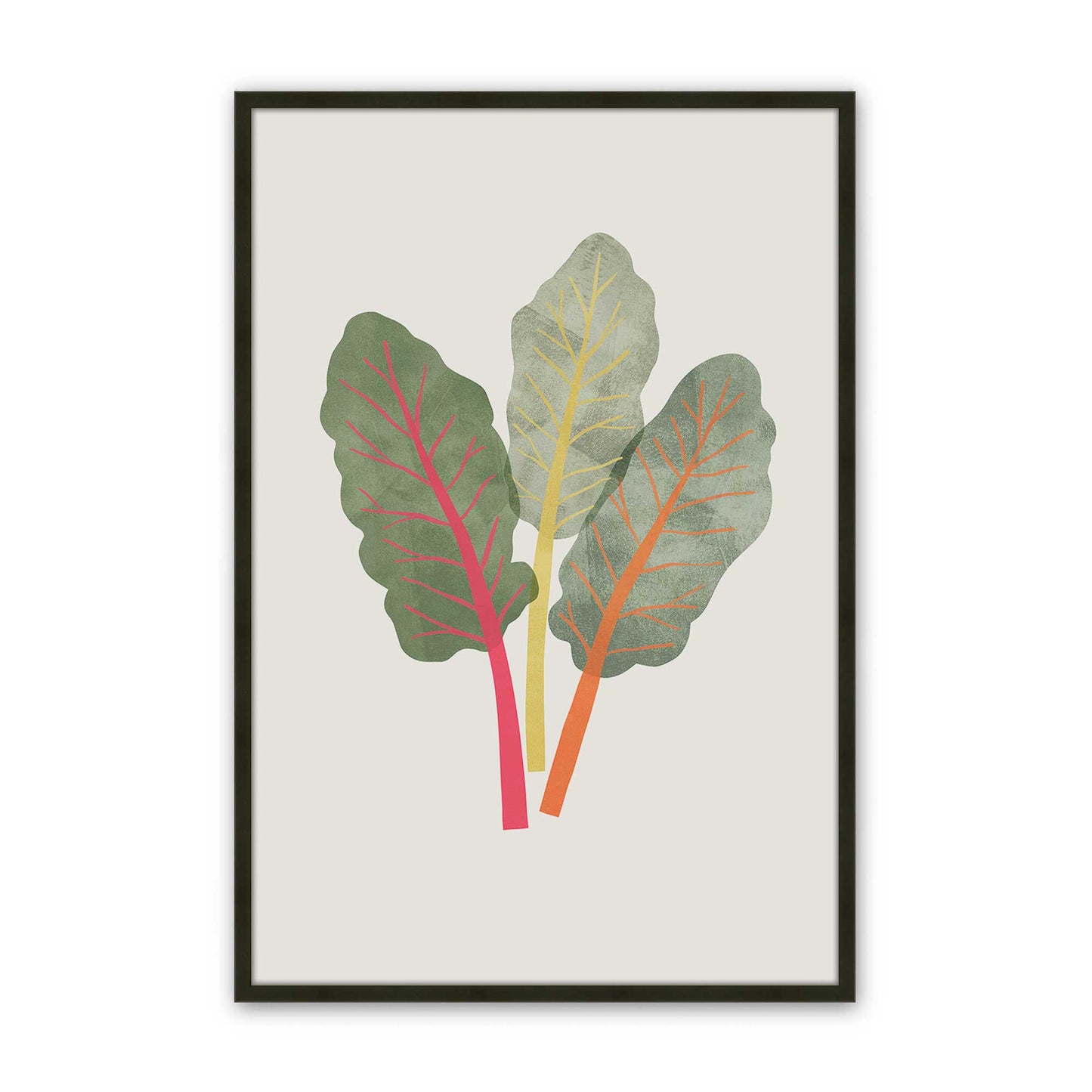 [Color:Satin Black], Picture of art in a Satin Black frame