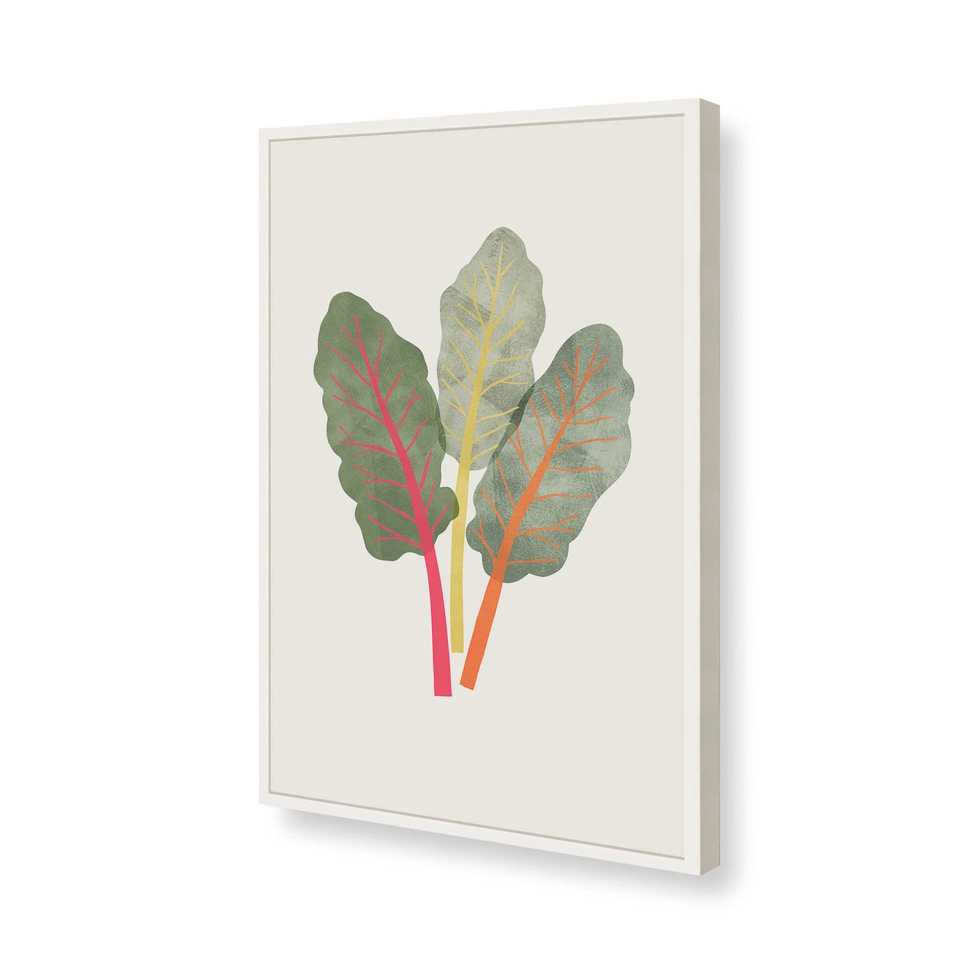 [Color:Opaque White], Picture of art in a Opaque White frame of the corner