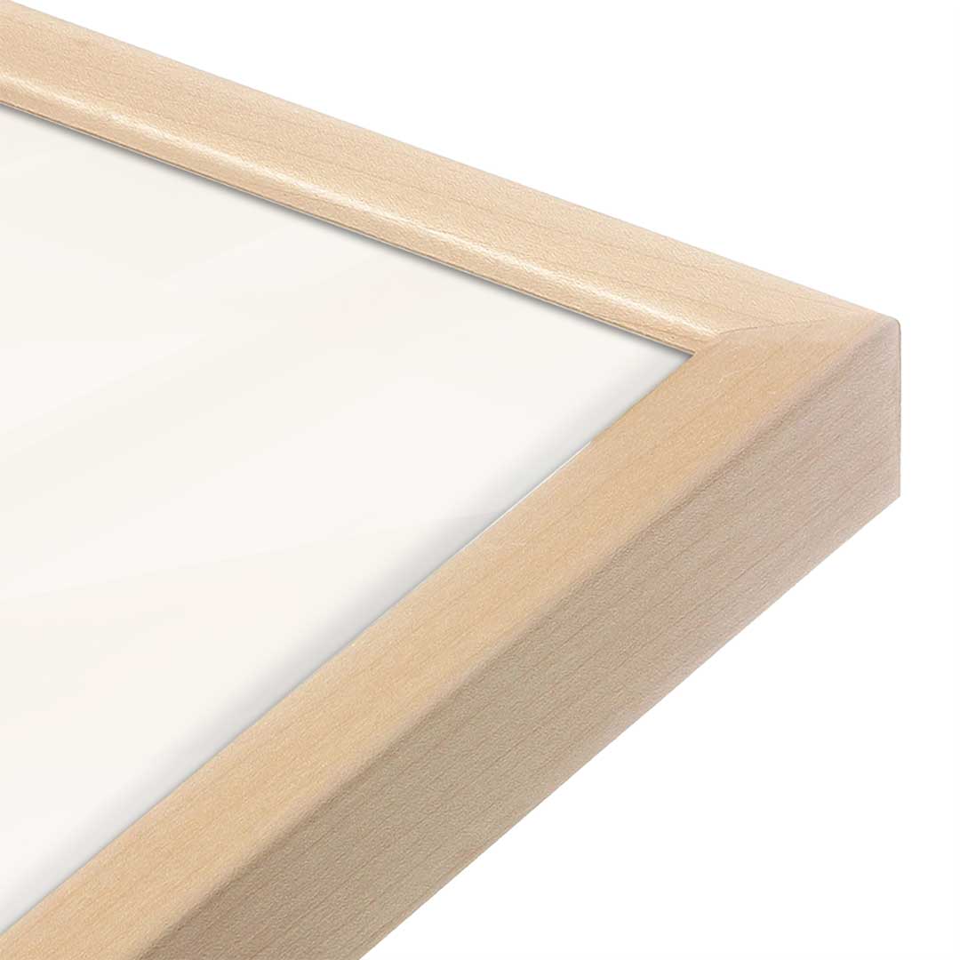 [Color:Raw Maple], Picture of art in a Raw Maple frame at an angle