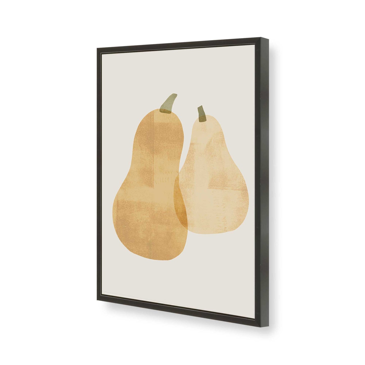 [Color:Satin Black], Picture of art in a Satin Black frame of the corner