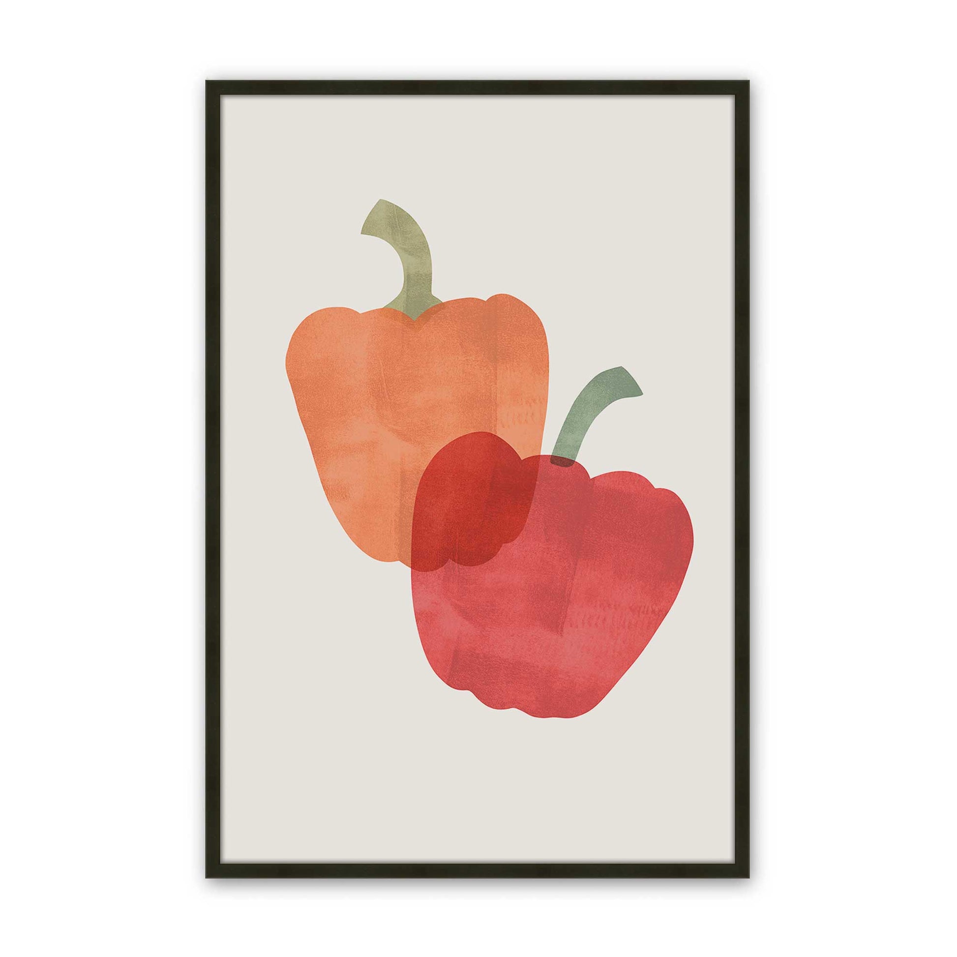 [Color:Satin Black], Picture of art in a Satin Black frame