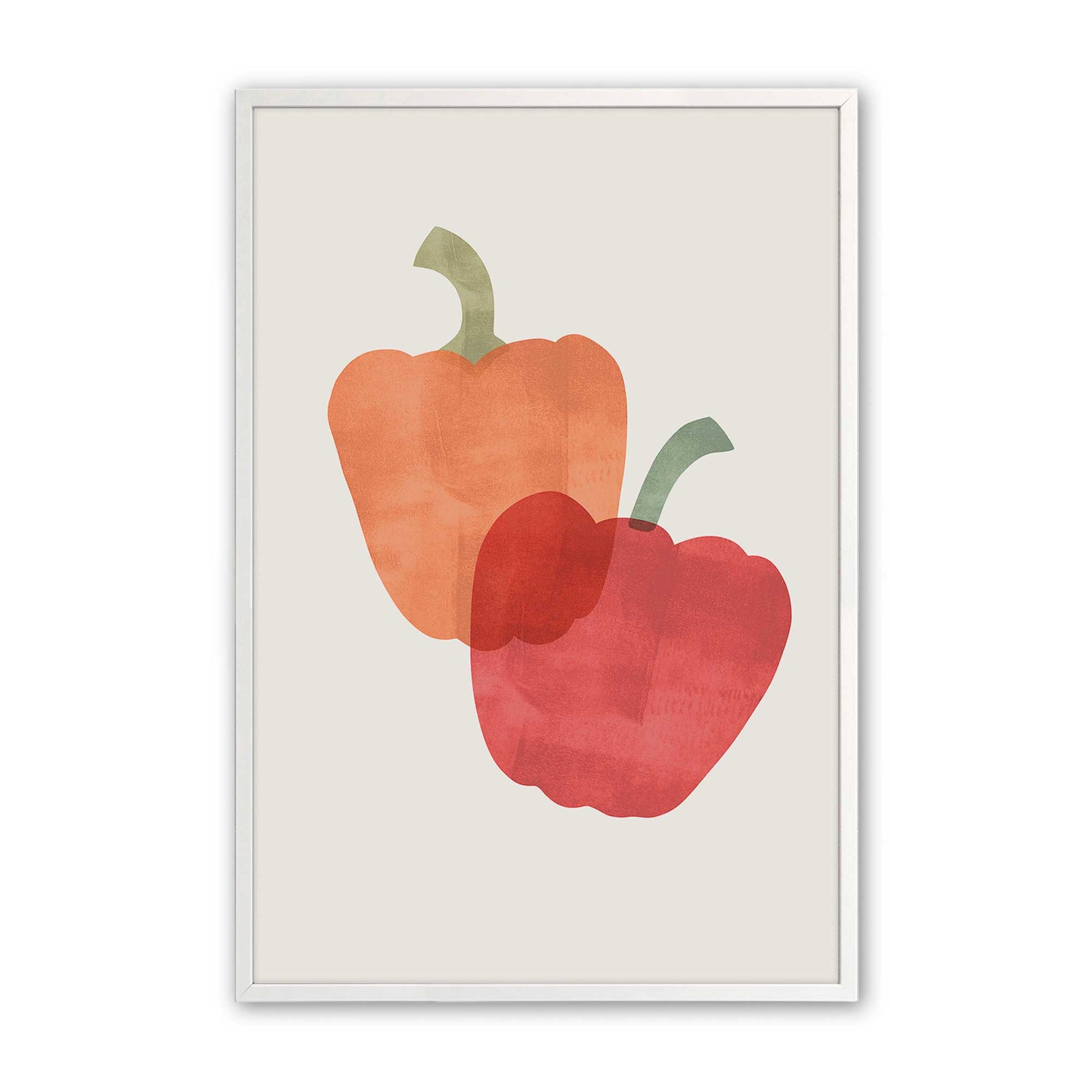 [Color:Opaque White], Picture of art in a Opaque White frame