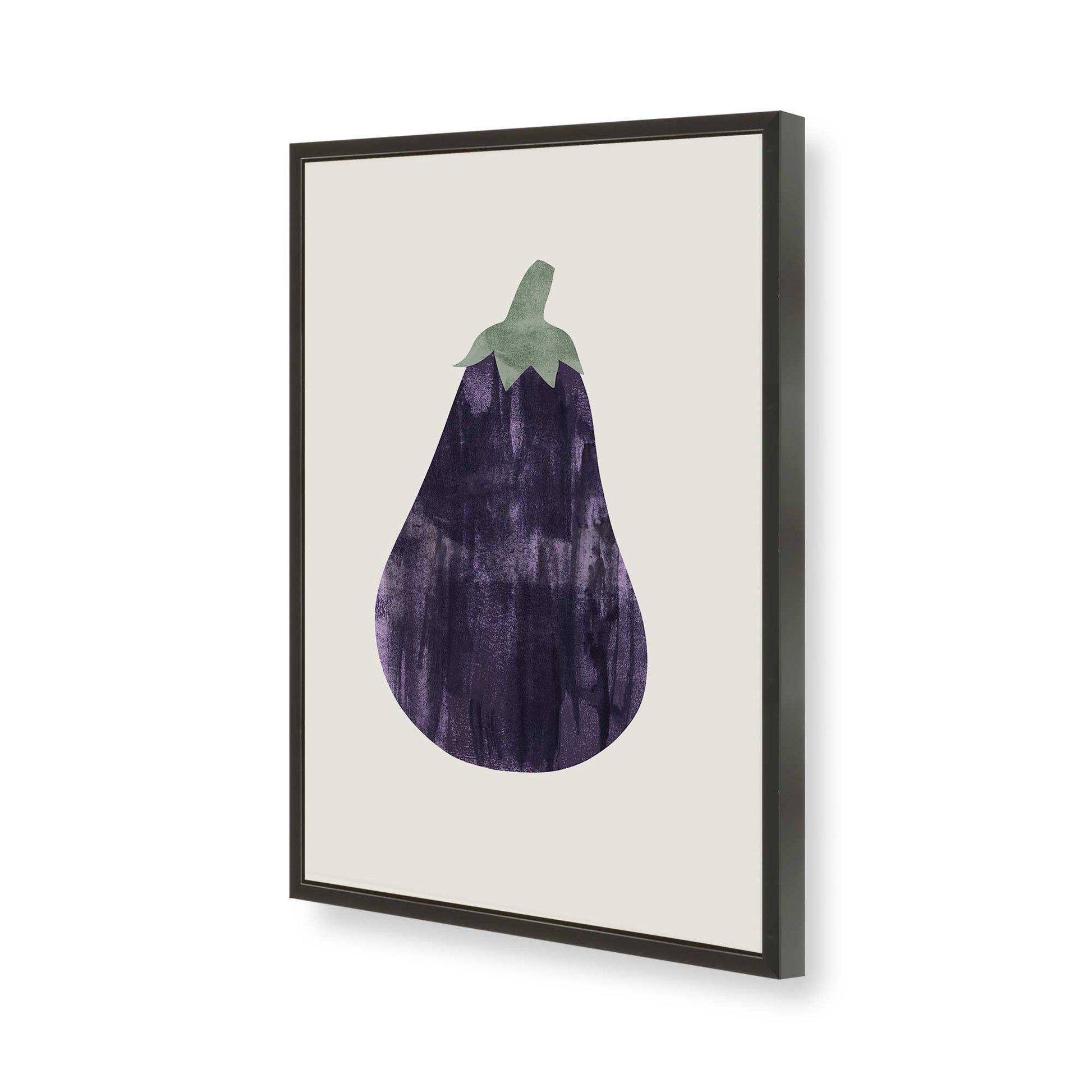[Color:Satin Black], Picture of art in a Satin Black frame of the corner