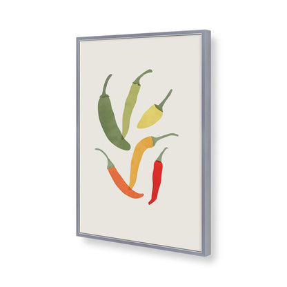 [Color:Polished Chrome], Picture of art in a Polished Chrome frame of the corner