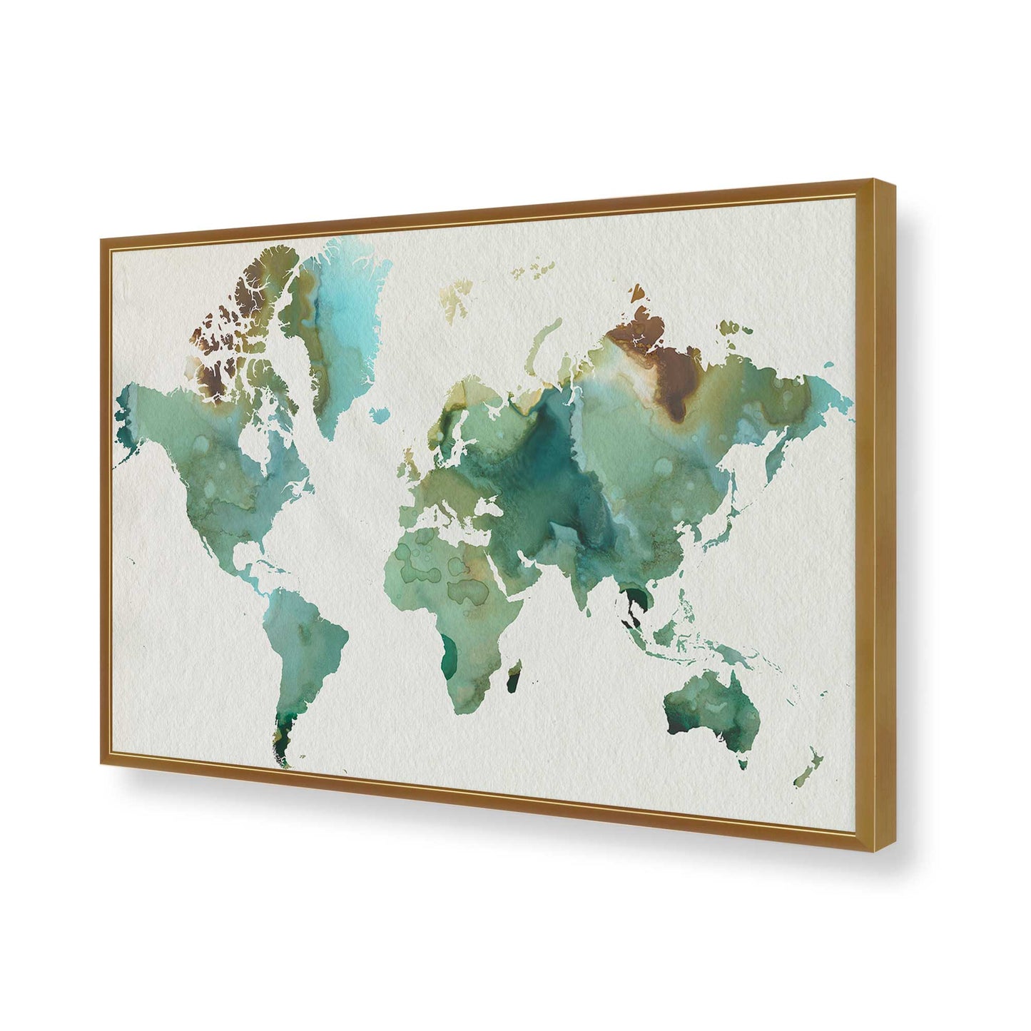 [Color:Polished Gold], Picture of art in a Polished Gold frame of the corner