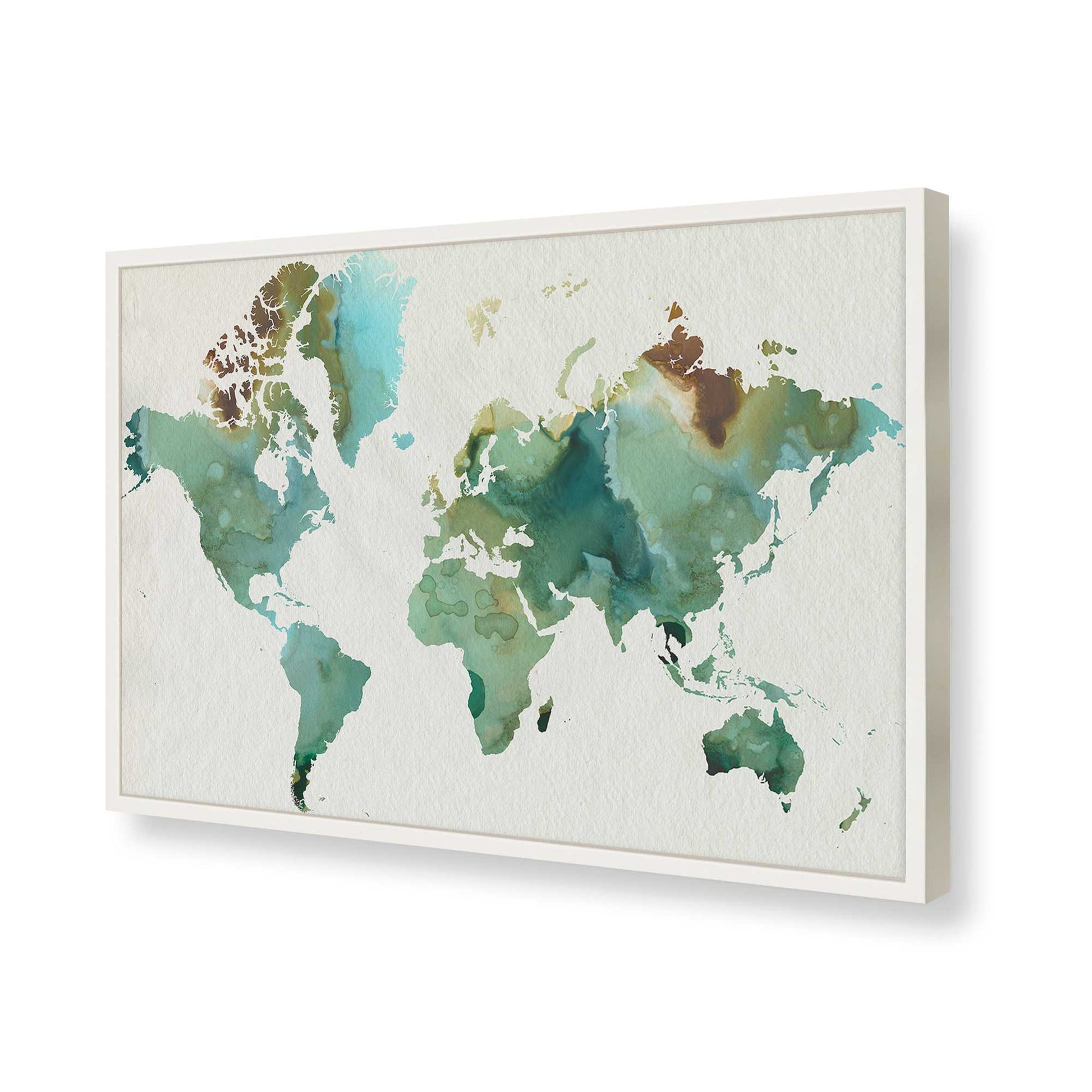 [Color:Opaque White], Picture of art in a Opaque White frame of the corner