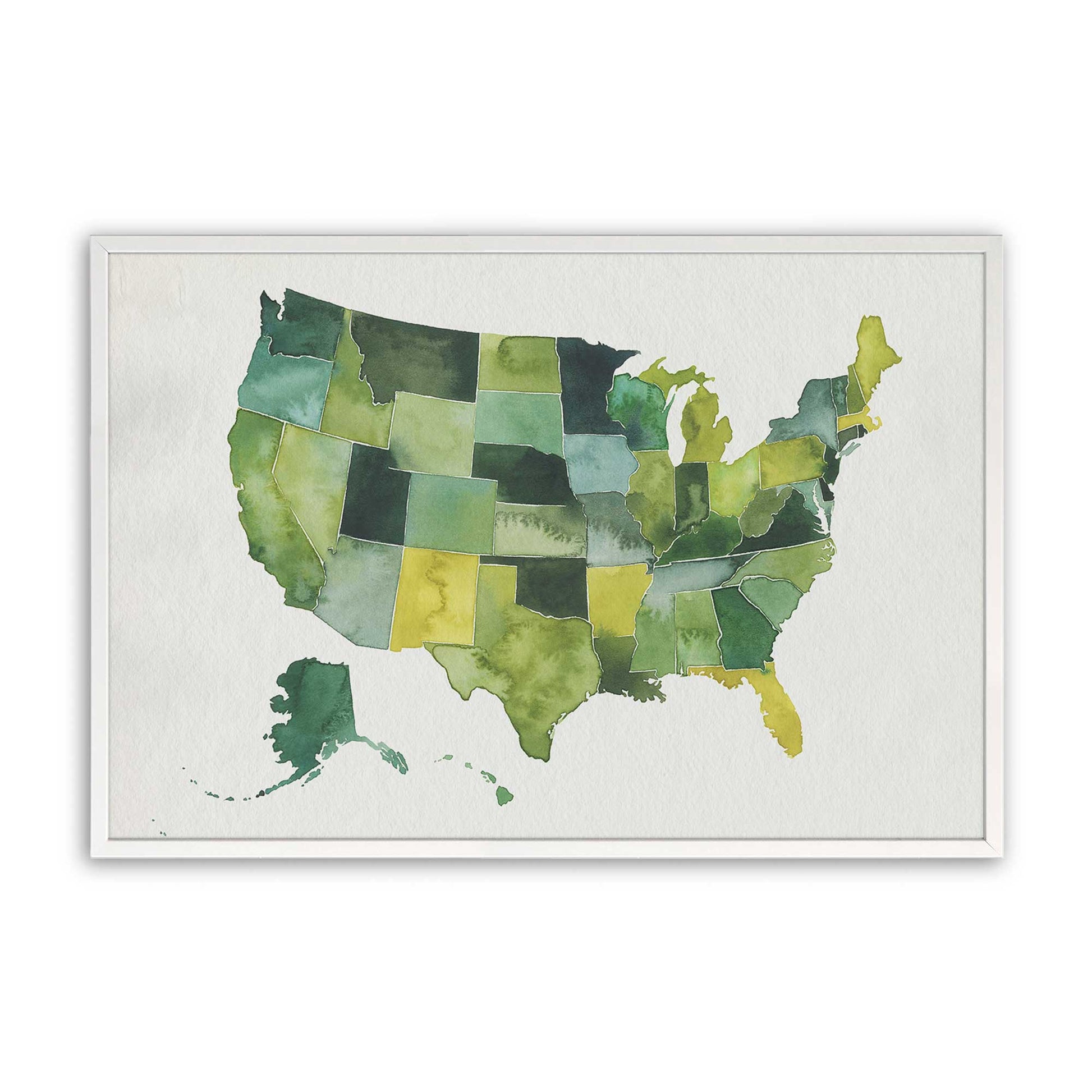 [Color:Opaque White], Picture of art in a Opaque White frame