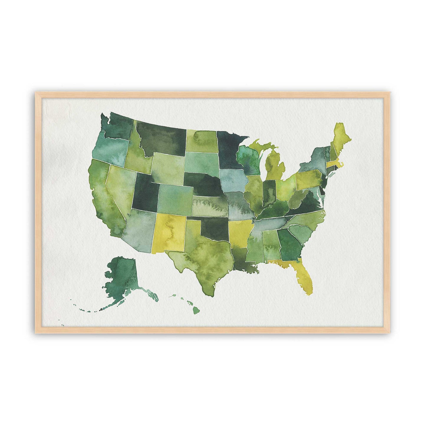 [Color:Raw Maple], Picture of art in a Raw Maple frame