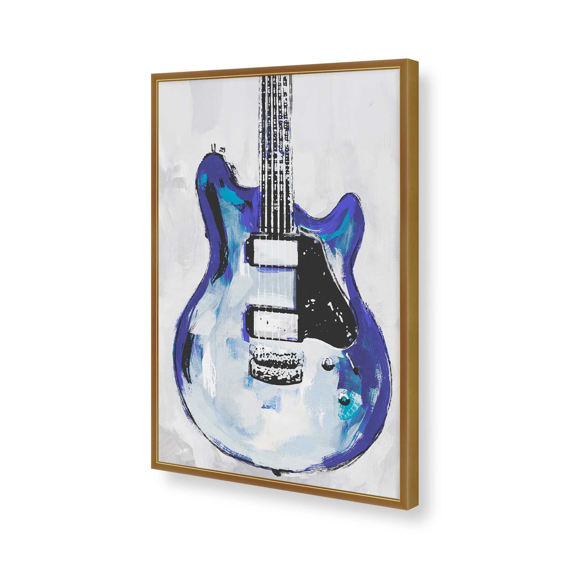 [Color:Polished Gold], Picture of art in a Polished Gold frame of the corner