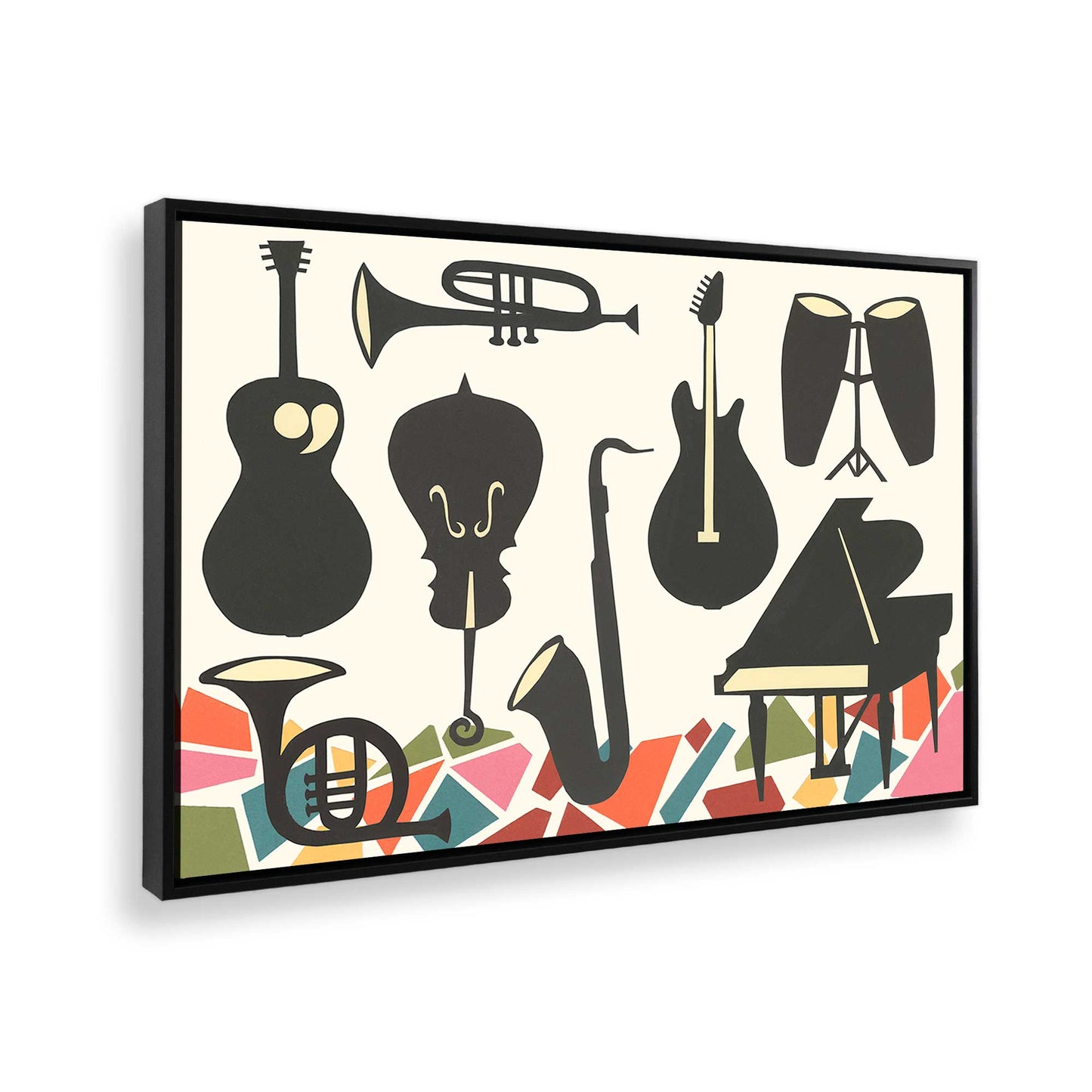 [Color:Satin Black], Picture of the corner of the art