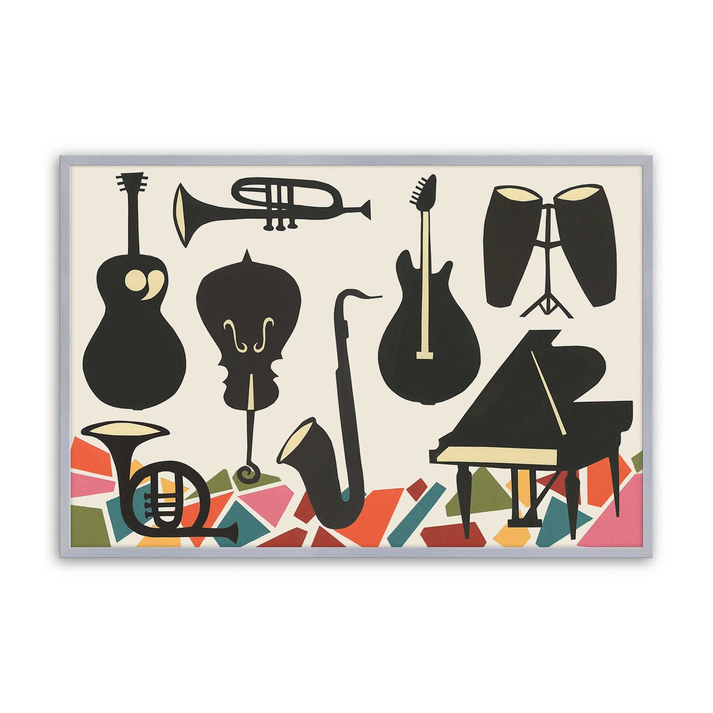 [Color:Polished Chrome], Picture of art in a Polished Chrome frame