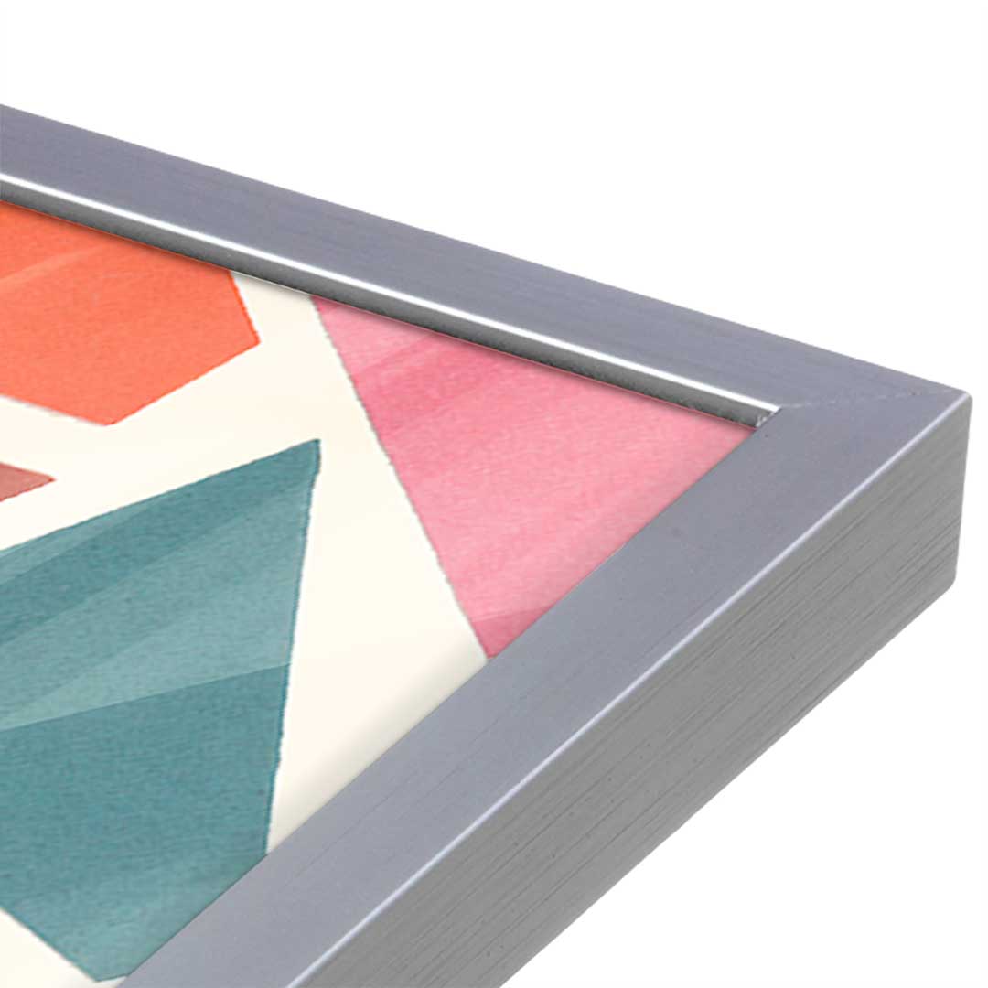 [Color:Polished Chrome], Picture of art in a Polished Chrome frame at an angle
