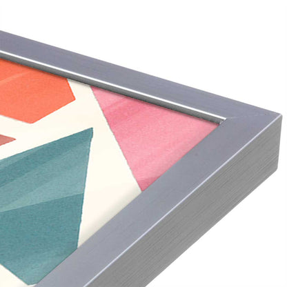 [Color:Polished Chrome], Picture of art in a Polished Chrome frame at an angle