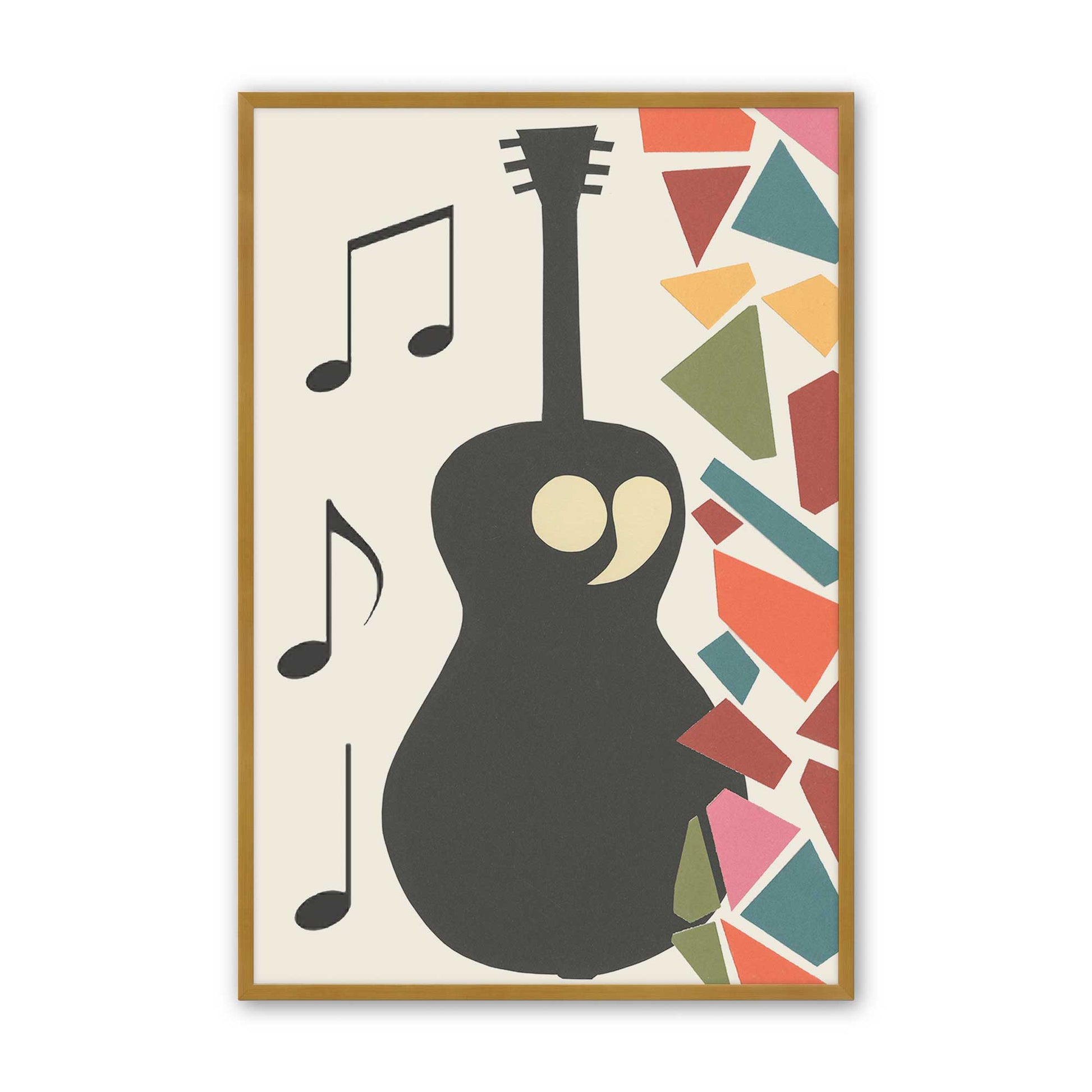[Color:Polished Gold], Picture of art in a Polished Gold frame