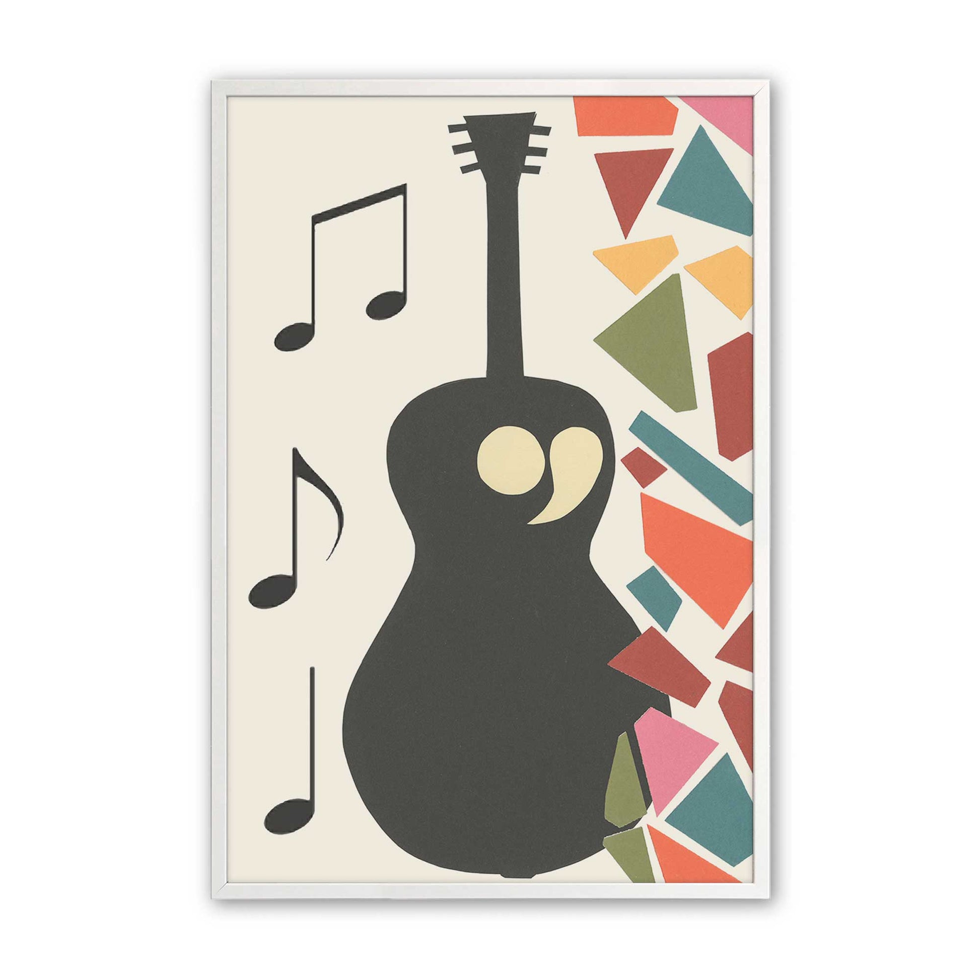[Color:Opaque White], Picture of art in a Opaque White frame