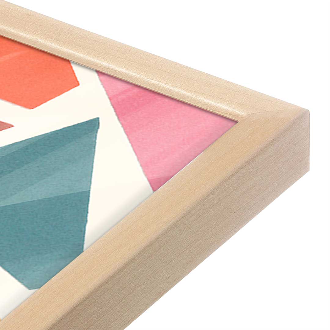 [Color:Raw Maple], Picture of art in a Raw Maple frame at an angle