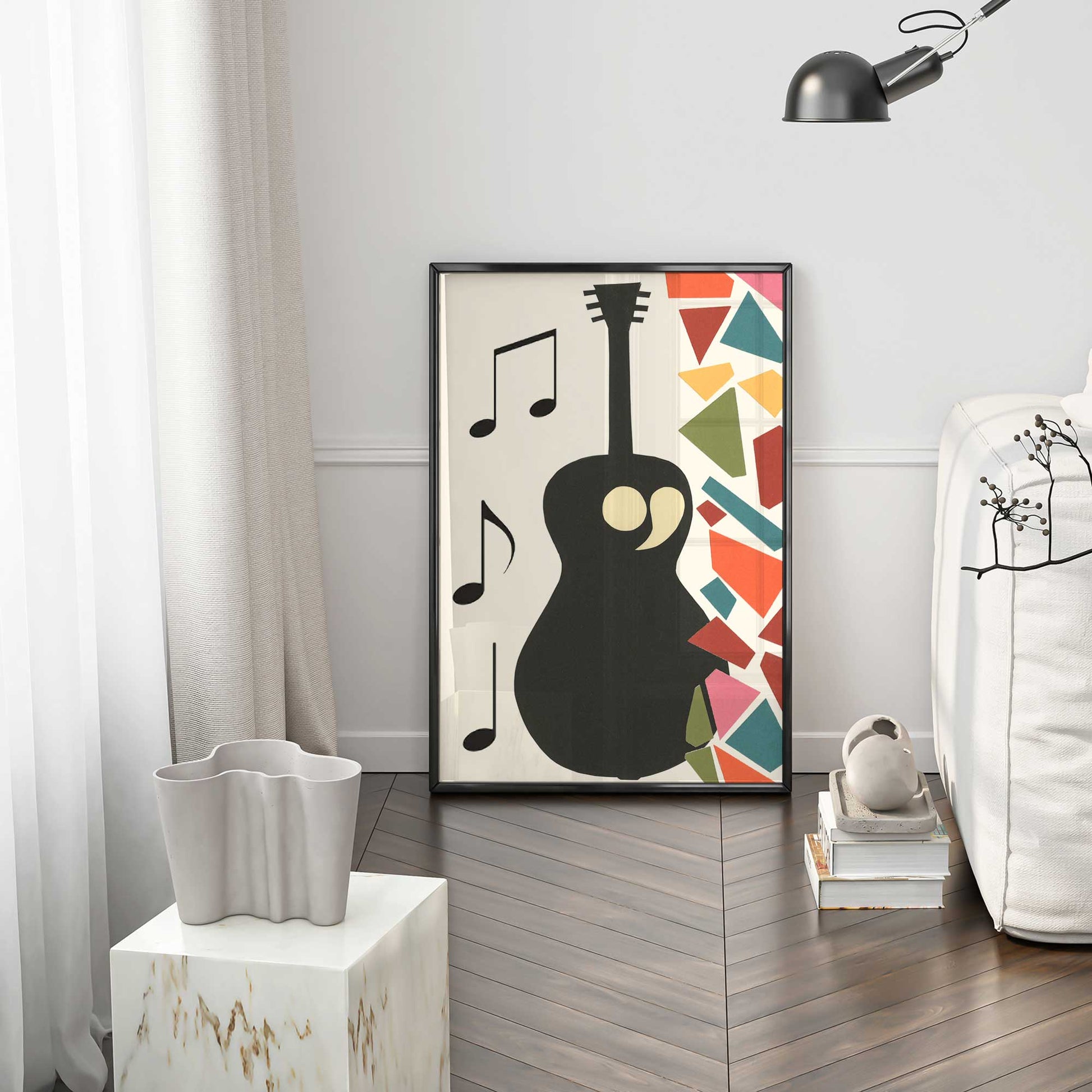Picture of art in a room