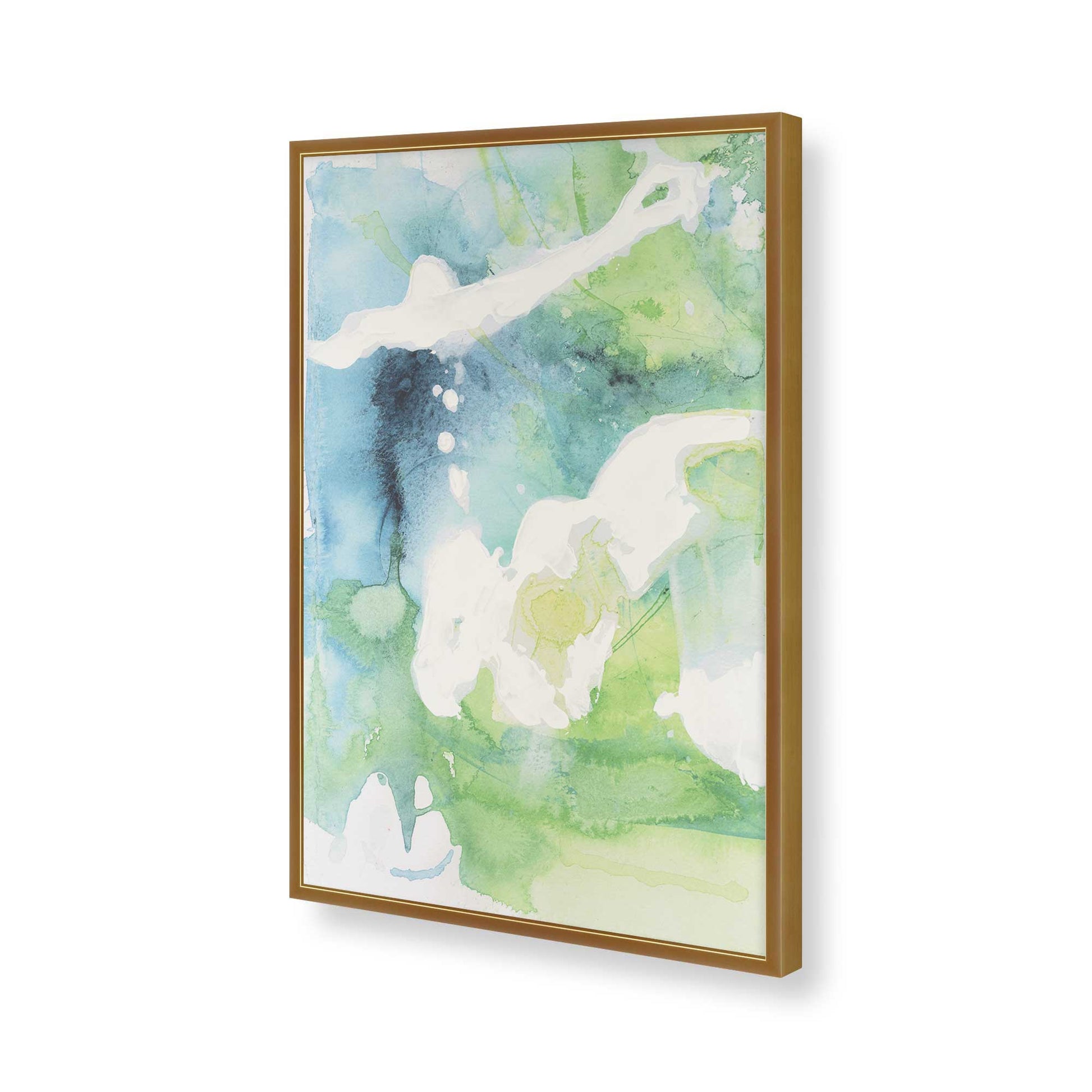 [Color:Polished Gold], Picture of art in a Polished Gold frame of the corner