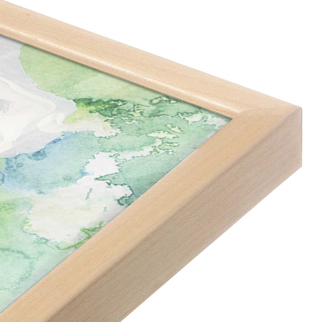 [Color:Raw Maple], Picture of art in a Raw Maple frame at an angle