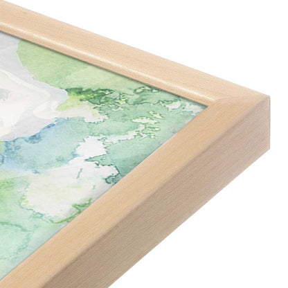 [Color:Raw Maple], Picture of art in a Raw Maple frame at an angle