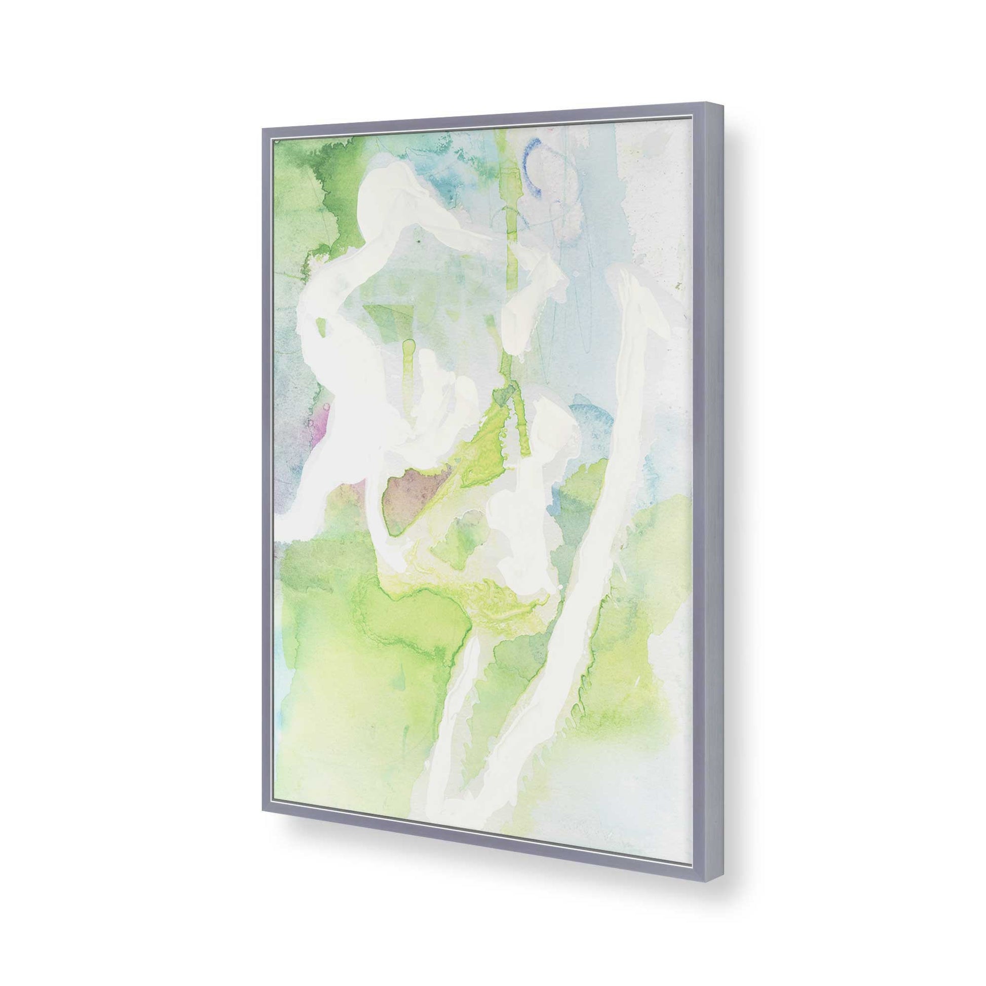 [Color:Polished Chrome], Picture of art in a Polished Chrome frame of the corner