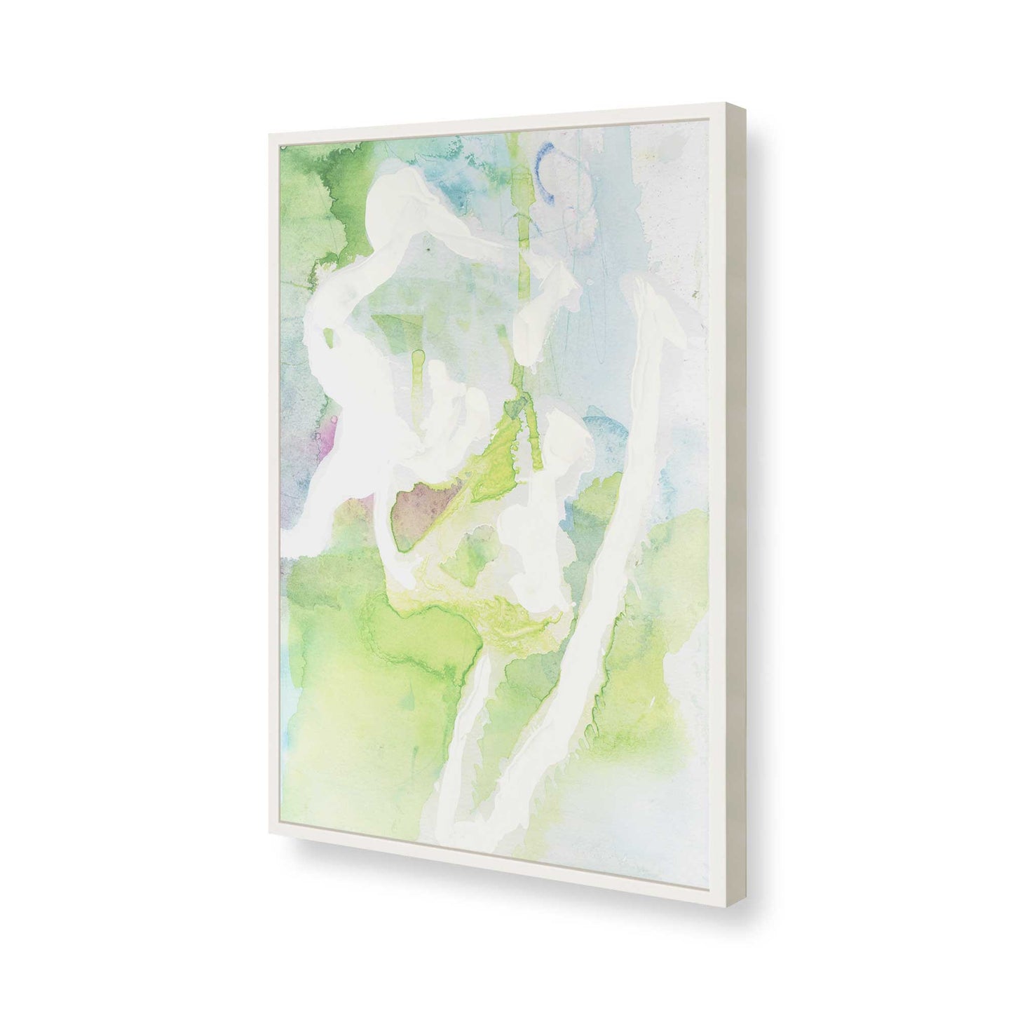 [Color:Opaque White], Picture of art in a Opaque White frame of the corner