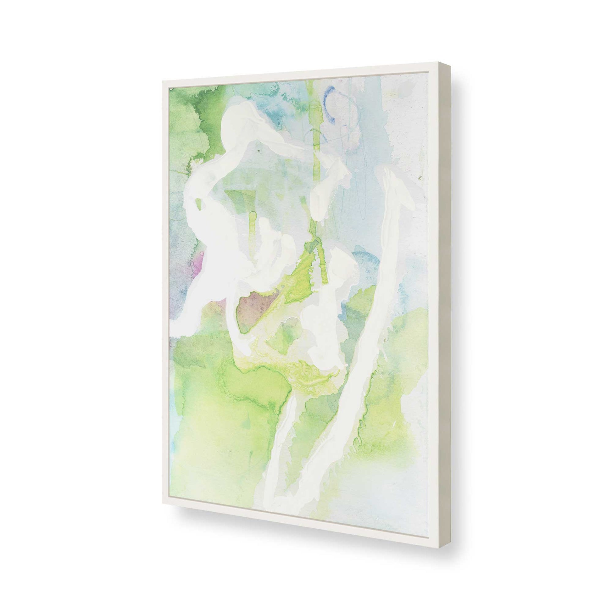 [Color:Opaque White], Picture of art in a Opaque White frame of the corner