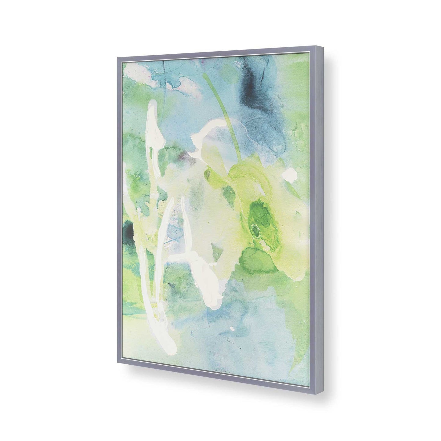 [Color:Polished Chrome], Picture of art in a Polished Chrome frame of the corner