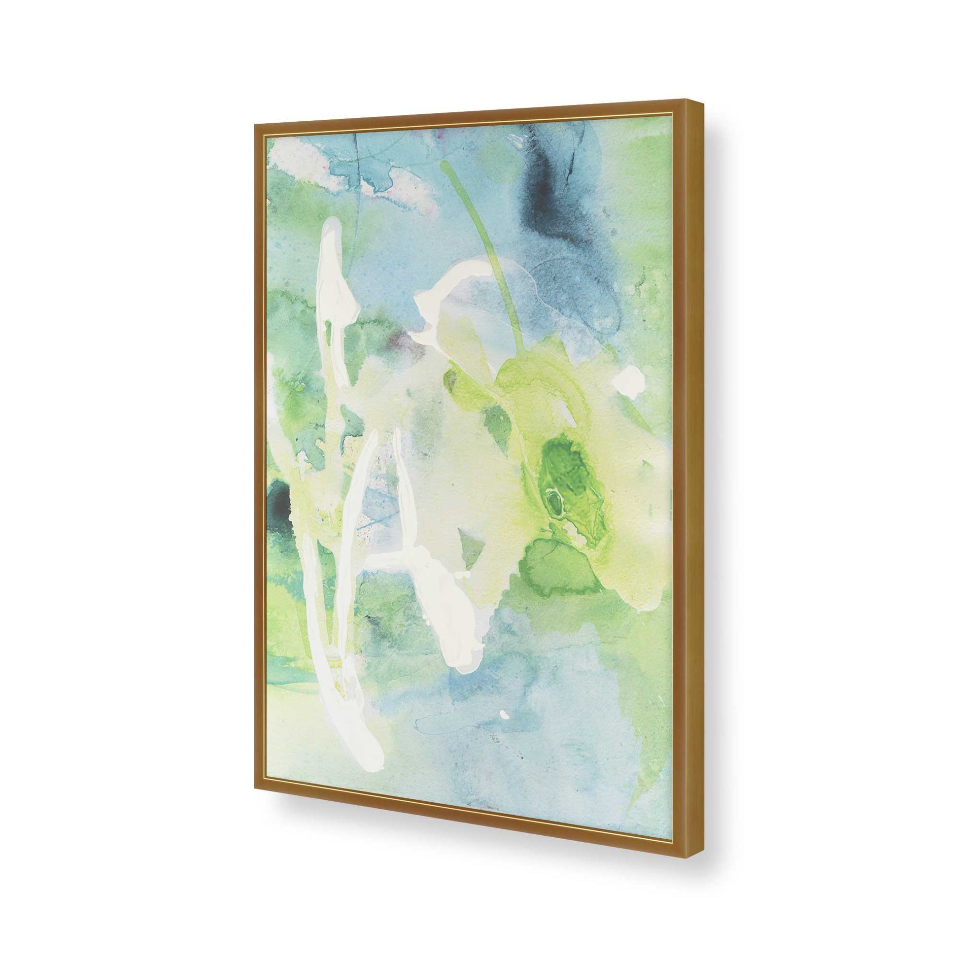 [Color:Polished Gold], Picture of art in a Polished Gold frame of the corner