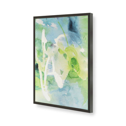 [Color:Satin Black], Picture of art in a Satin Black frame of the corner