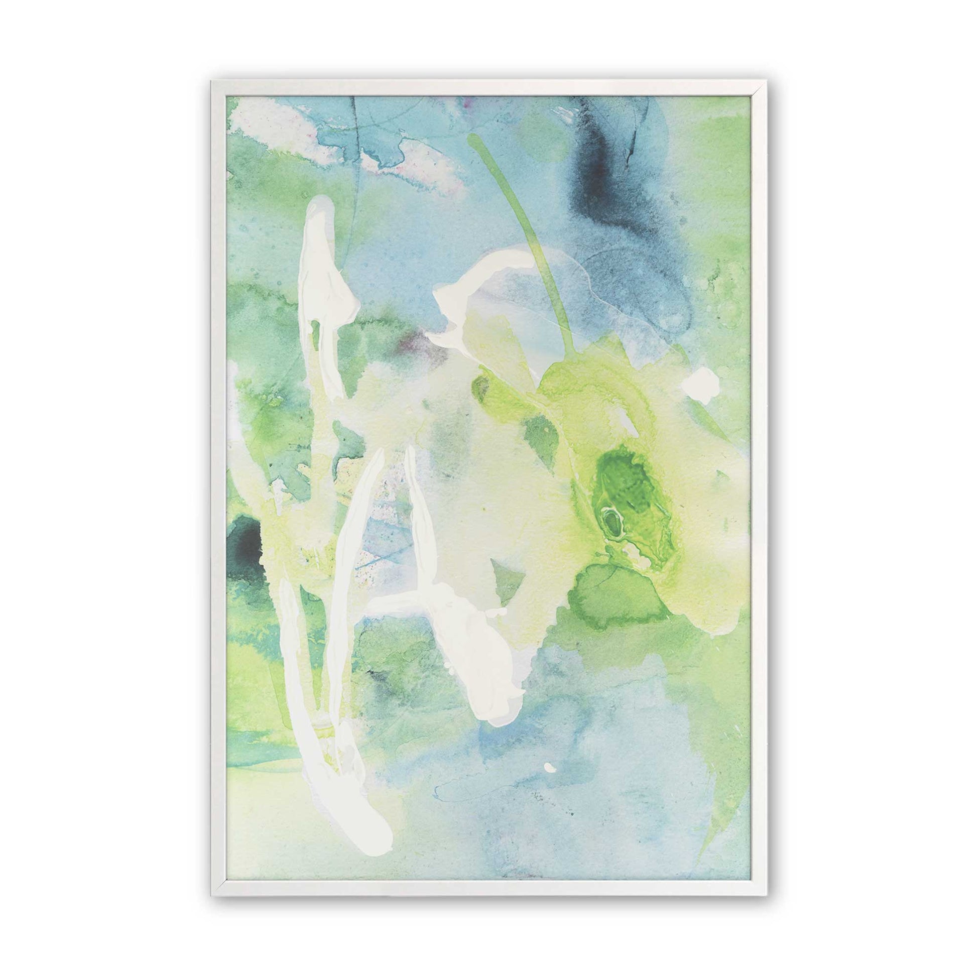 [Color:Opaque White], Picture of art in a Opaque White frame