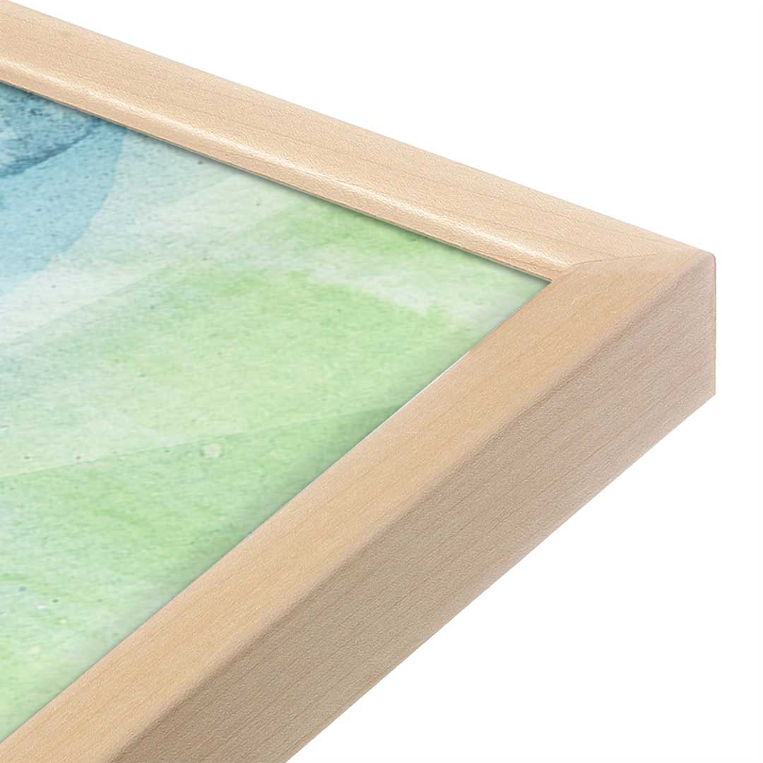 [Color:Raw Maple], Picture of art in a Raw Maple frame at an angle