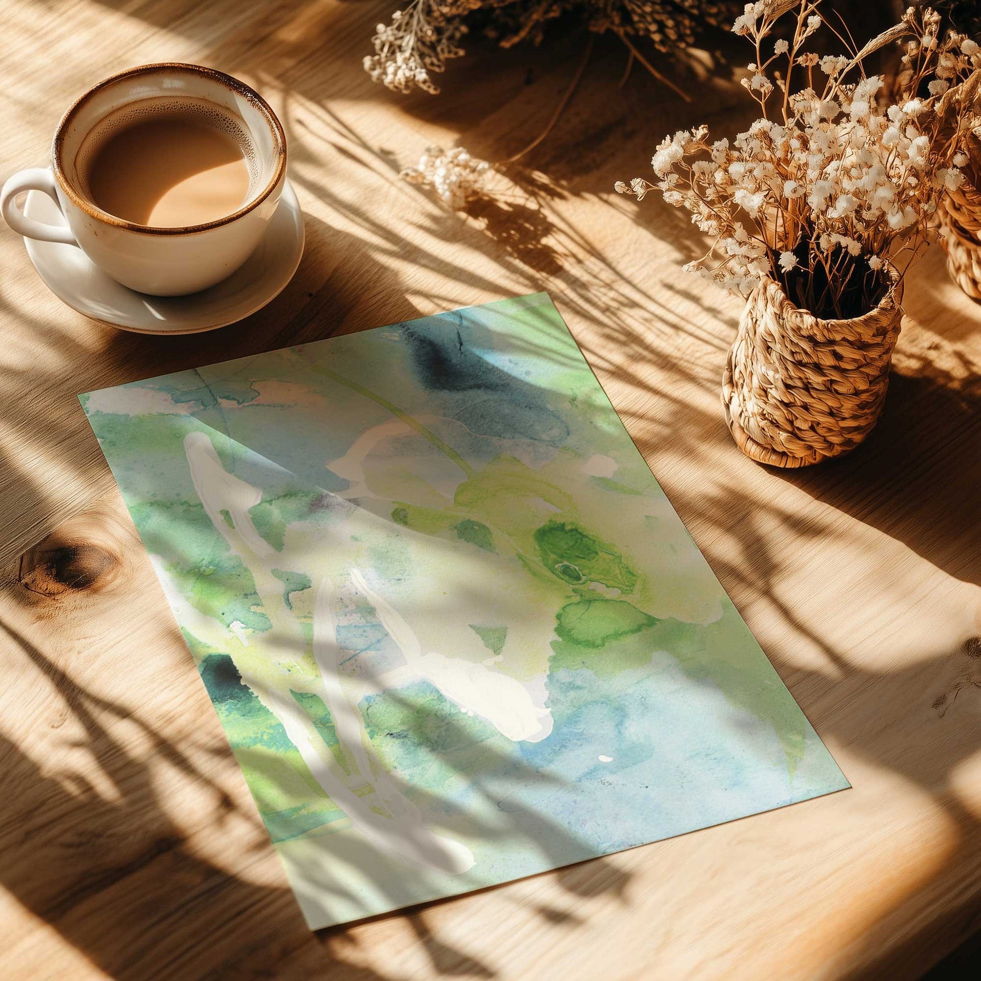[Color:Rolled Print], Picture of close up of art