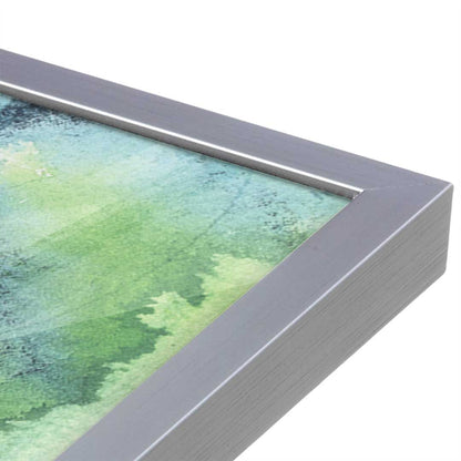 [Color:Polished Chrome], Picture of art in a Polished Chrome frame at an angle