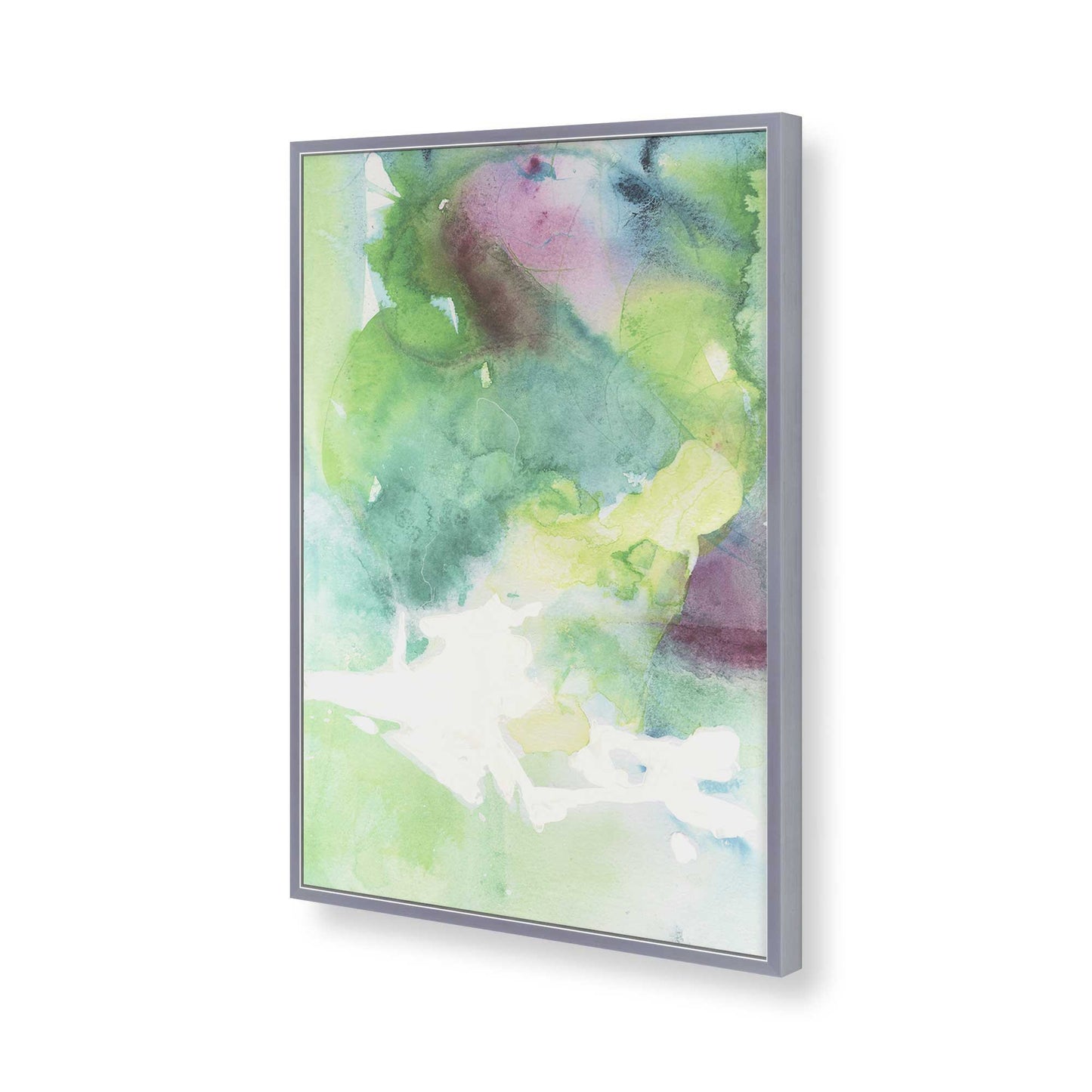 [Color:Polished Chrome], Picture of art in a Polished Chrome frame of the corner