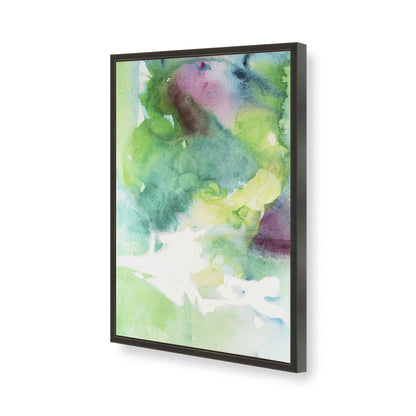 [Color:Satin Black], Picture of art in a Satin Black frame of the corner