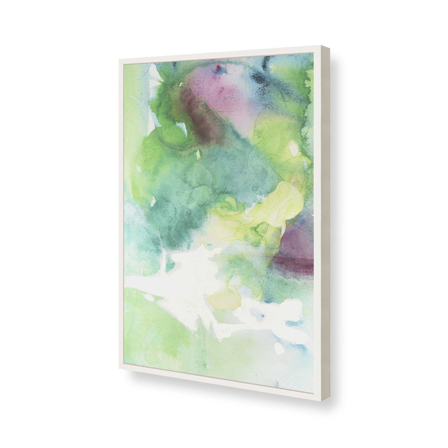 [Color:Opaque White], Picture of art in a Opaque White frame of the corner