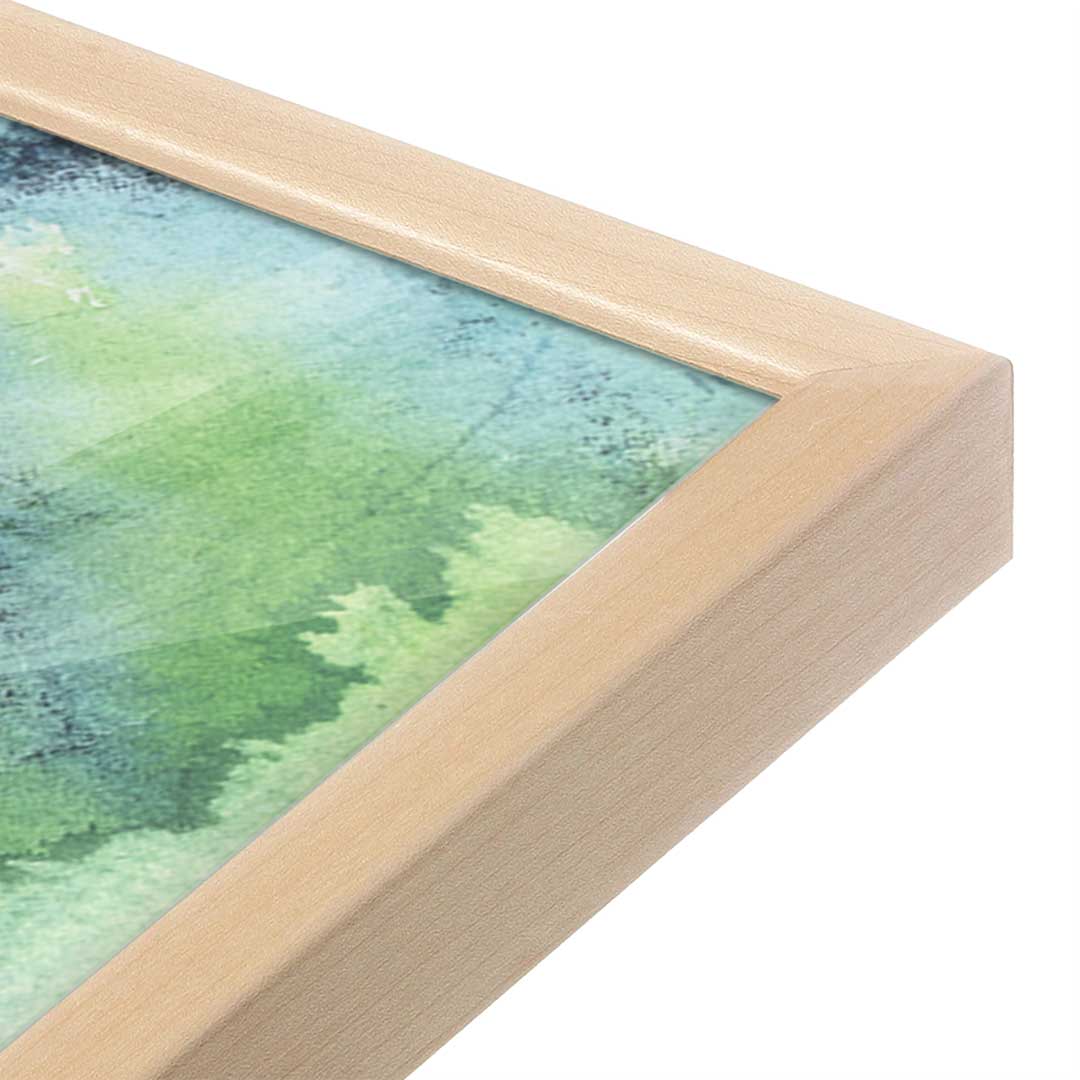 [Color:Raw Maple], Picture of art in a Raw Maple frame at an angle