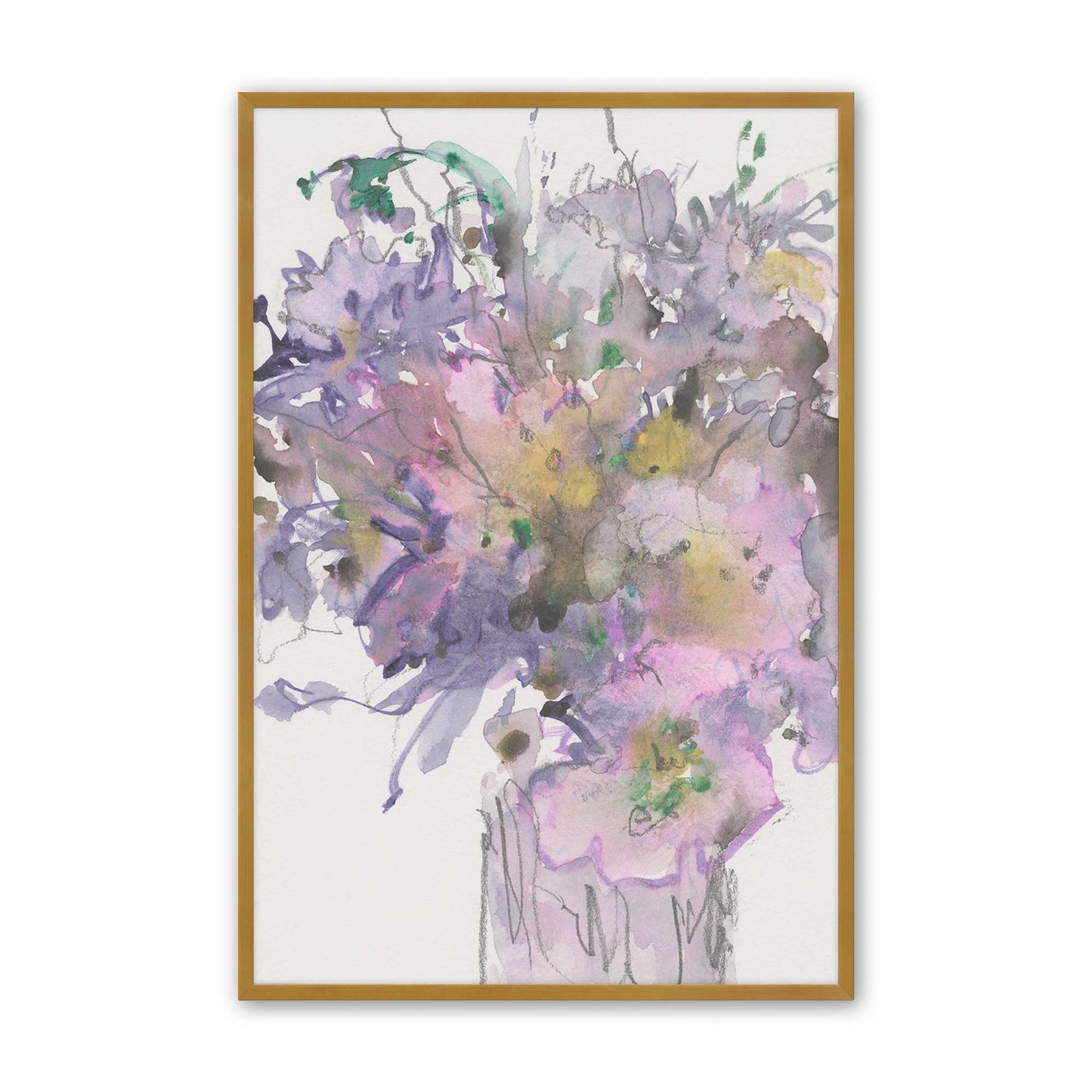 [Color:Polished Gold], Picture of art in a Polished Gold frame