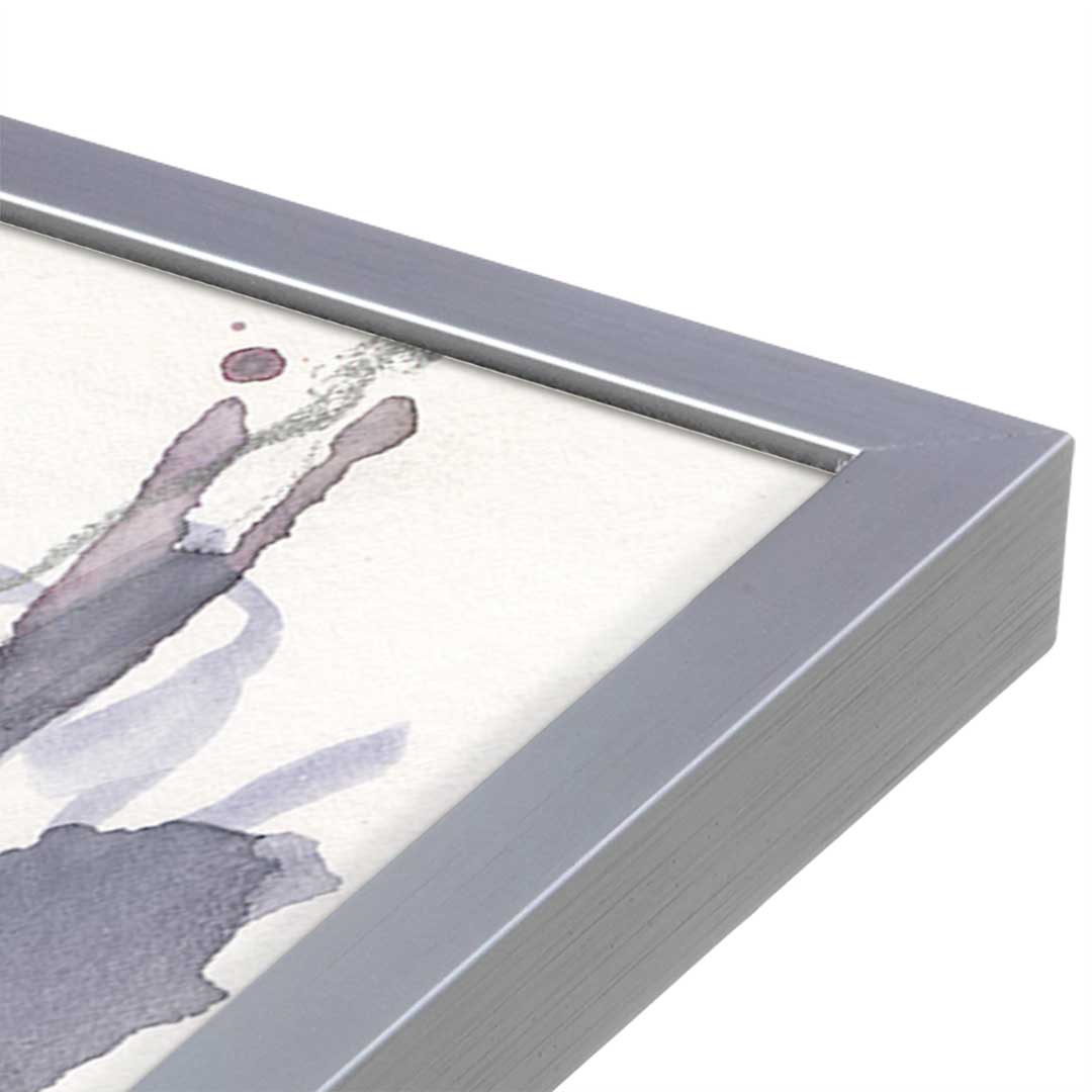 [Color:Polished Chrome], Picture of art in a Polished Chrome frame at an angle