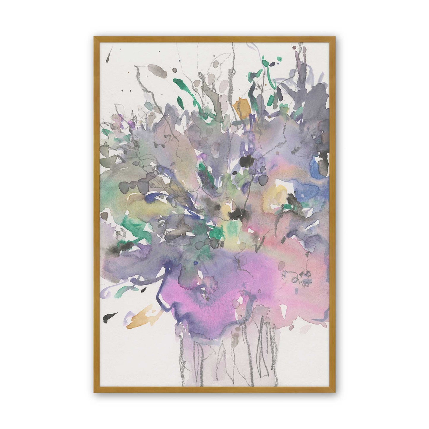 [Color:Polished Gold], Picture of art in a Polished Gold frame