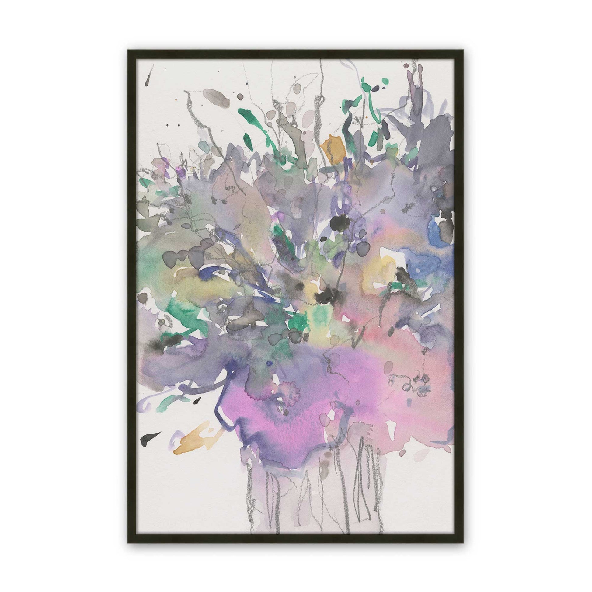 [Color:Satin Black], Picture of art in a Satin Black frame