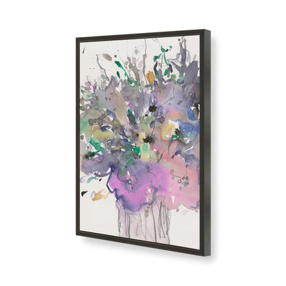 [Color:Satin Black], Picture of art in a Satin Black frame of the corner