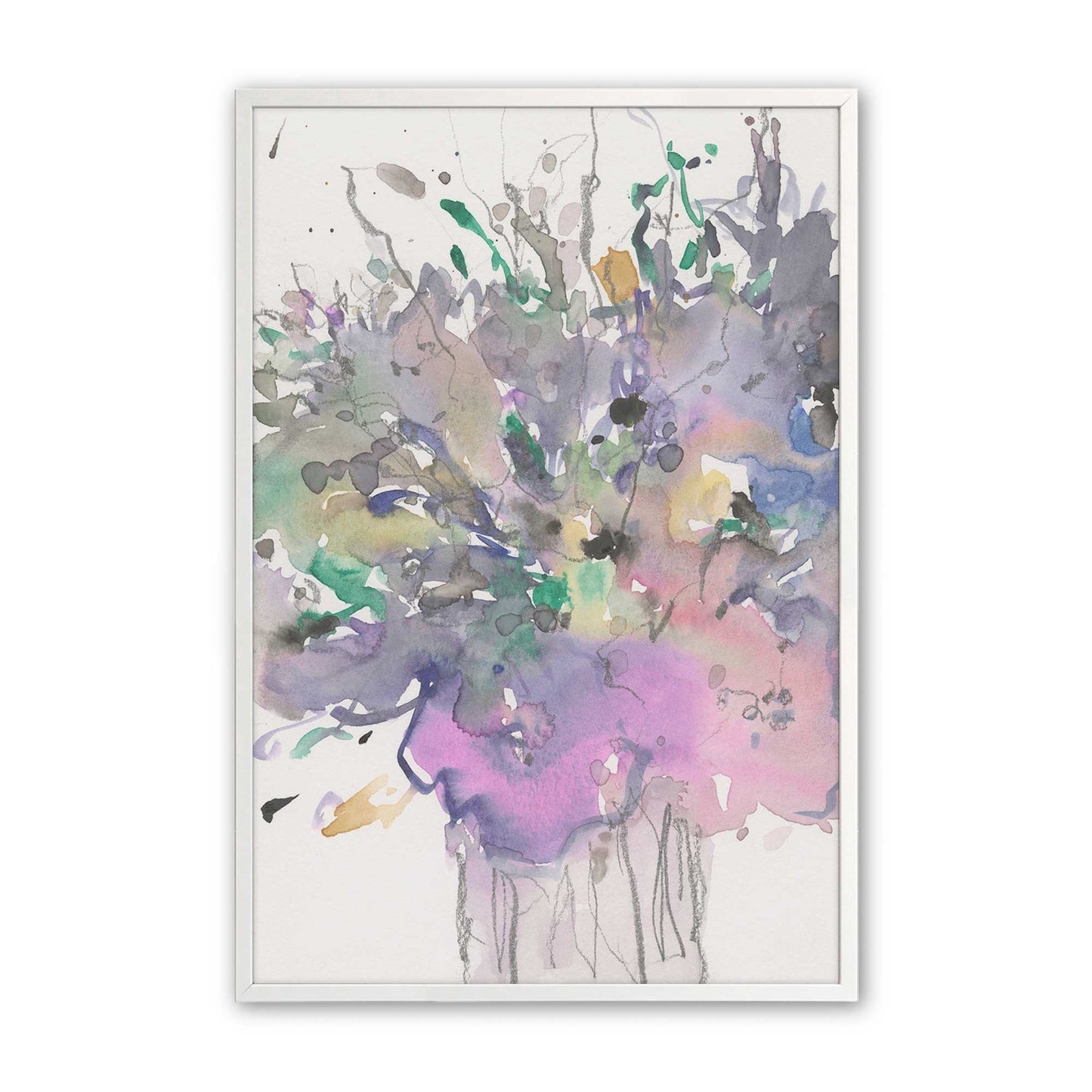 [Color:Opaque White], Picture of art in a Opaque White frame