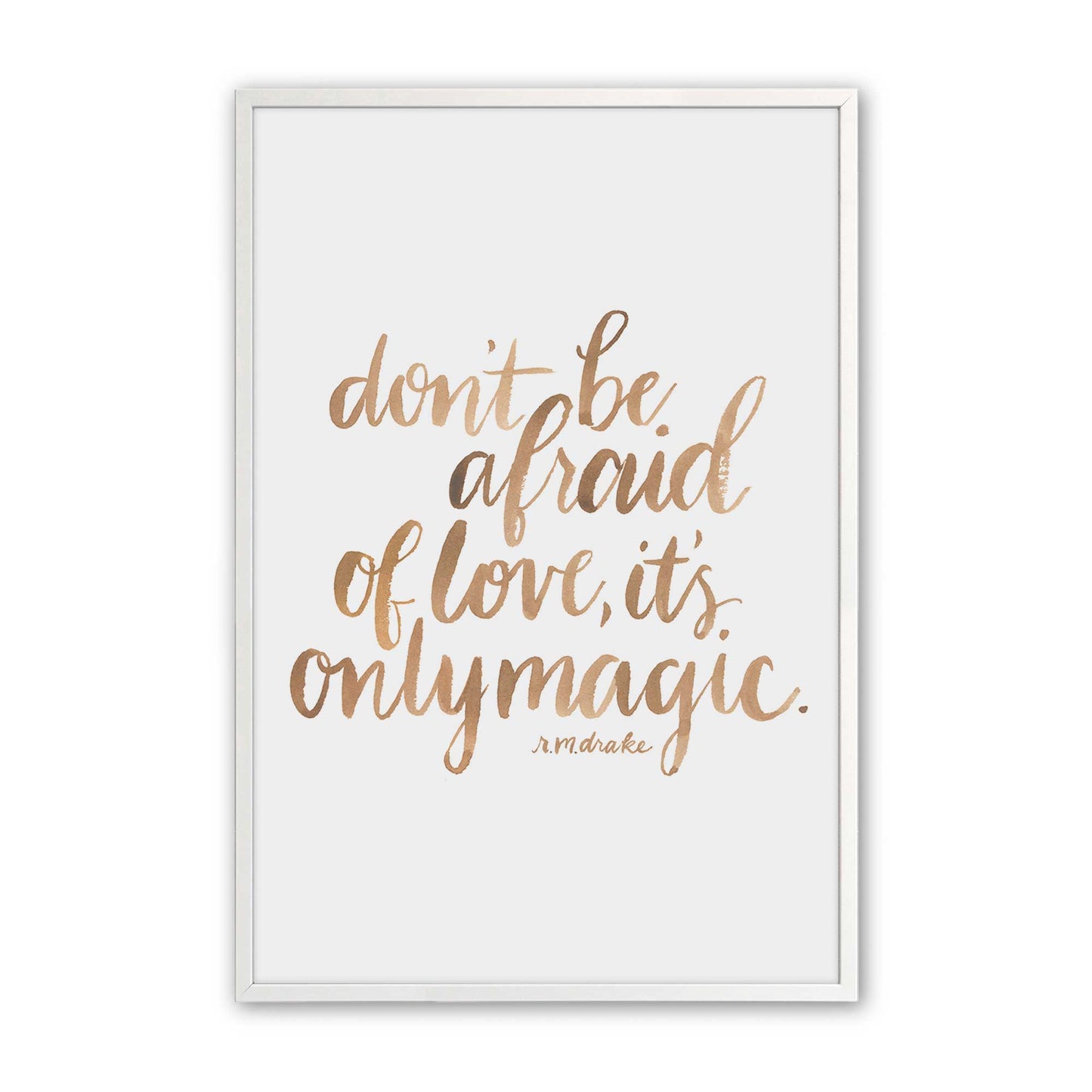 [Color:Opaque White], Picture of art in a Opaque White frame