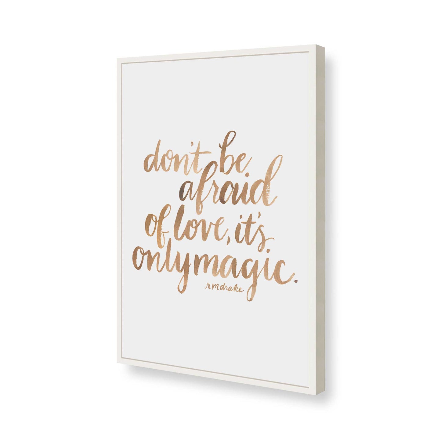 [Color:Opaque White], Picture of art in a Opaque White frame of the corner