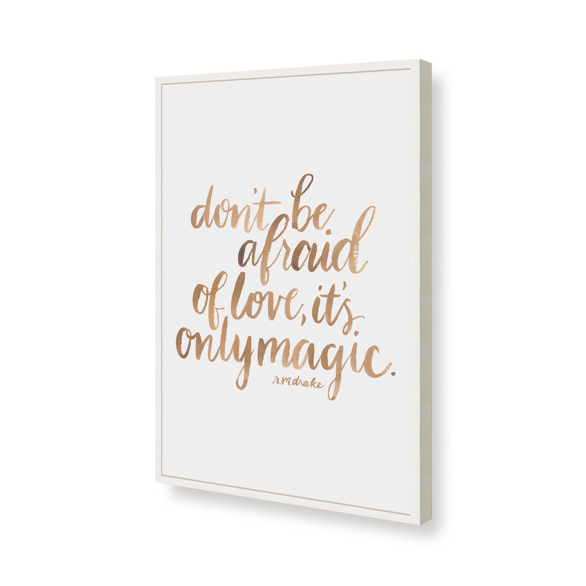 [Color:Opaque White], Picture of art in a Opaque White frame of the corner