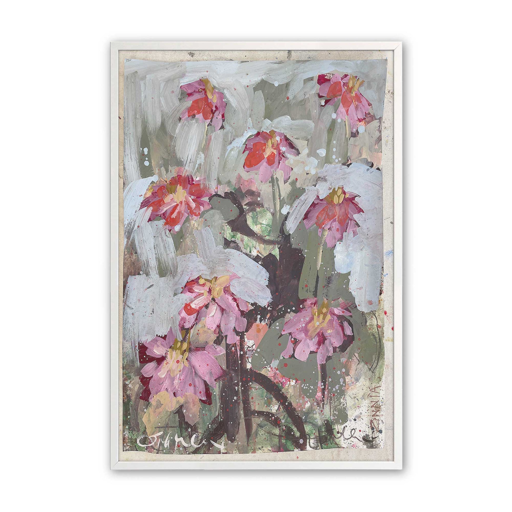 [Color:Opaque White], Picture of art in a Opaque White frame